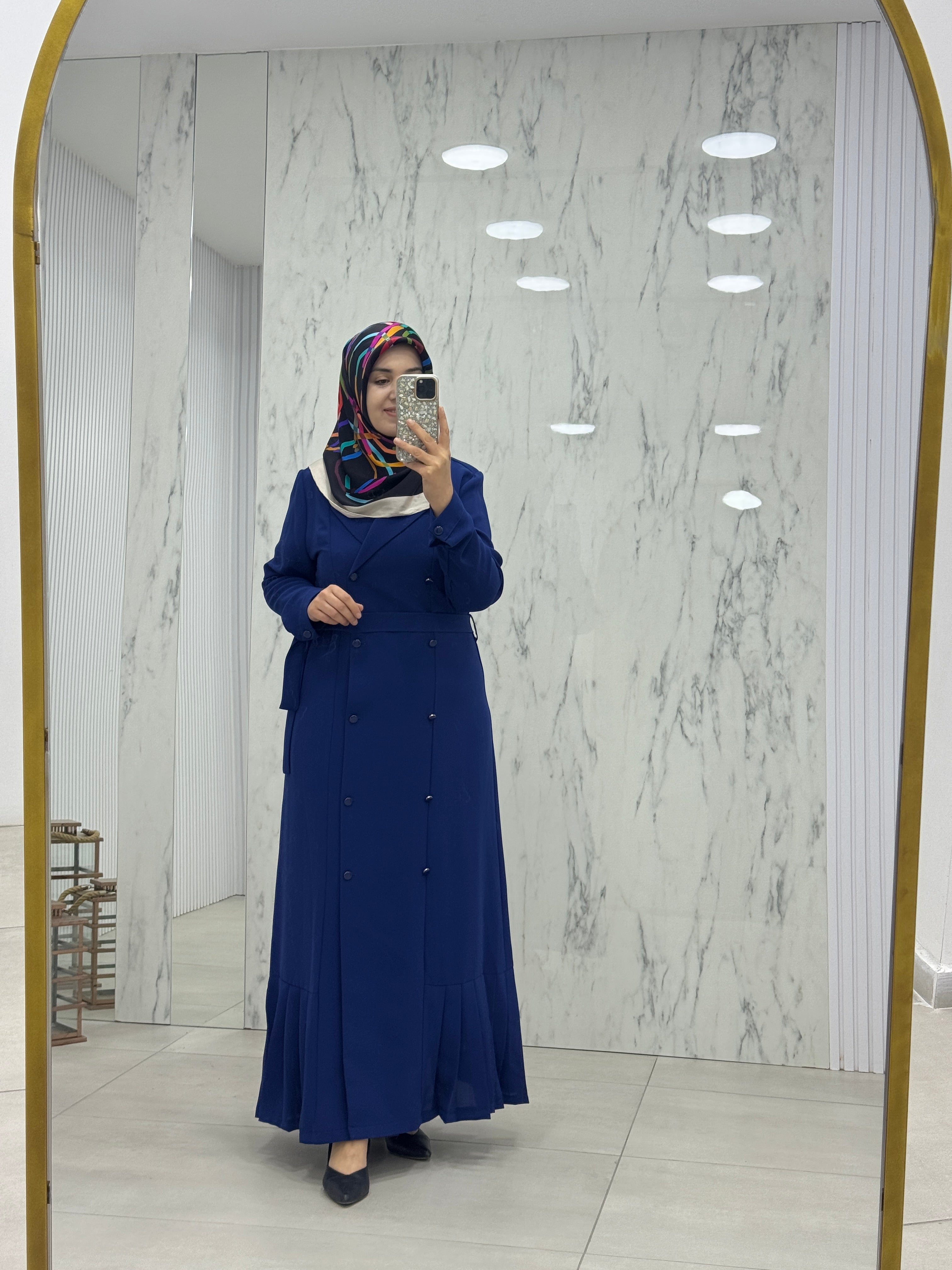 FREEMOOD ELBİSE FERACE (25004)