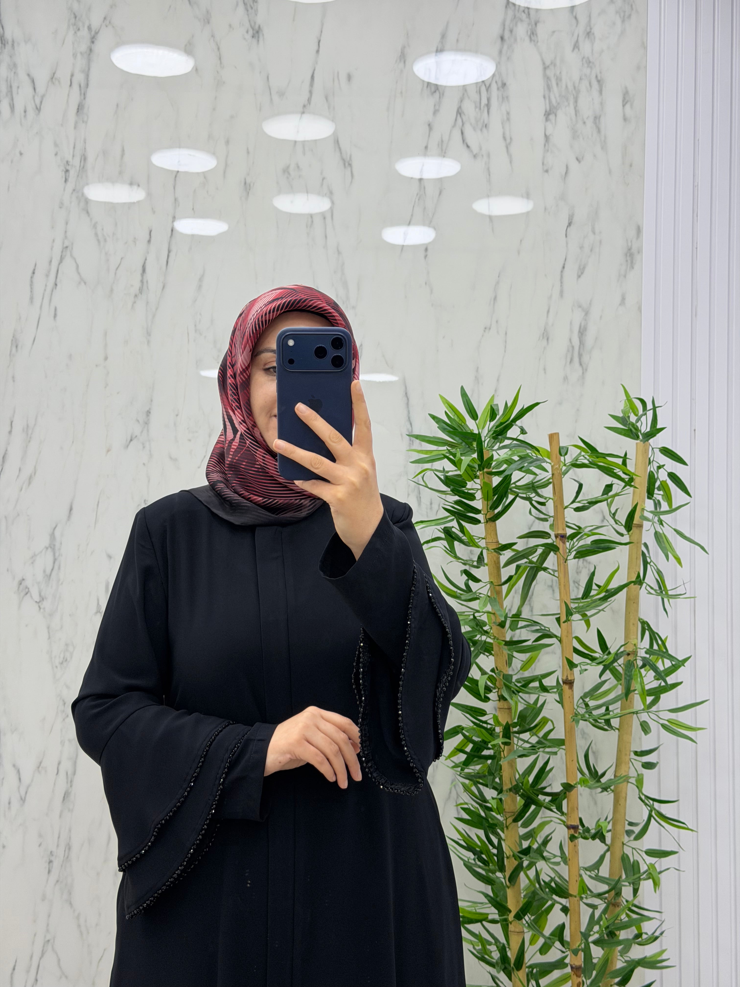 MUSAB KOLU DETAYLI FERACE(7637)