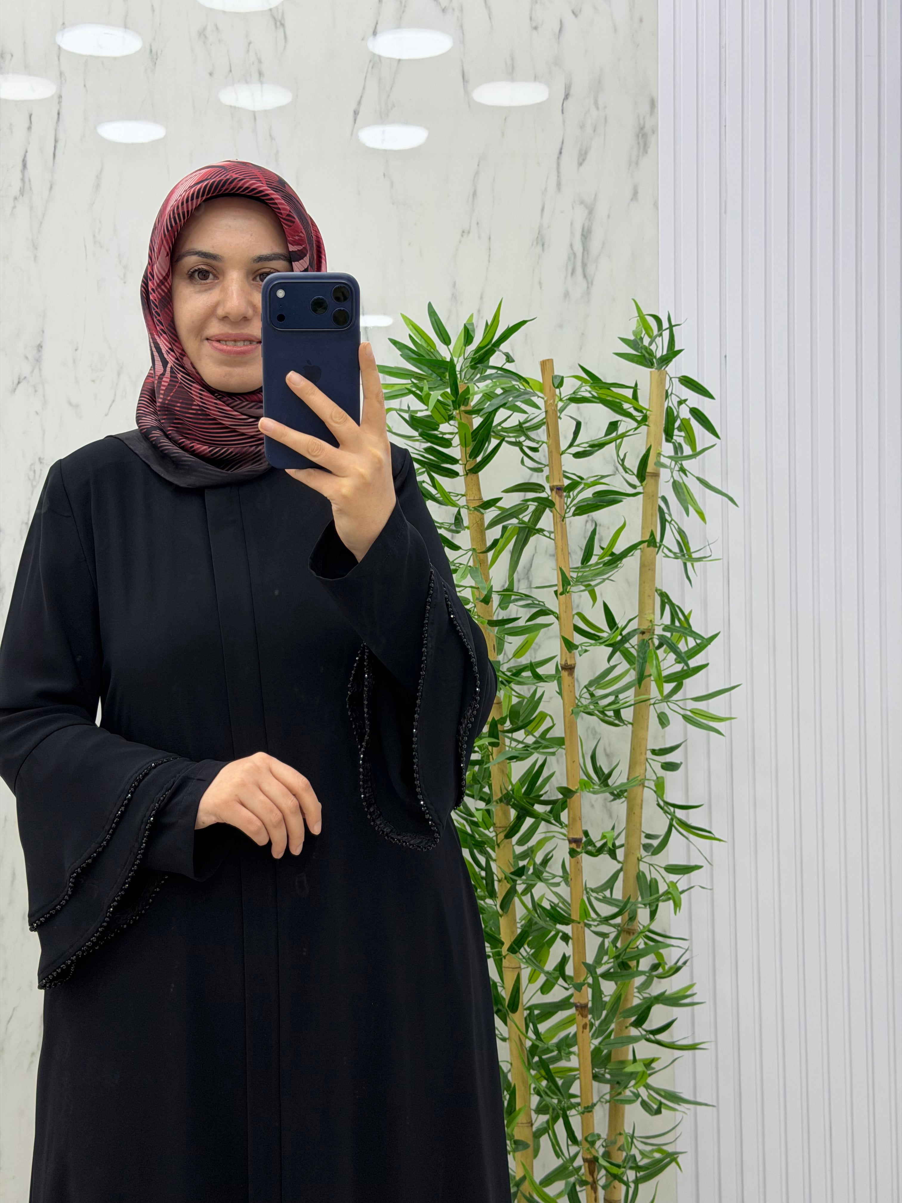 MUSAB KOLU DETAYLI FERACE(7637)