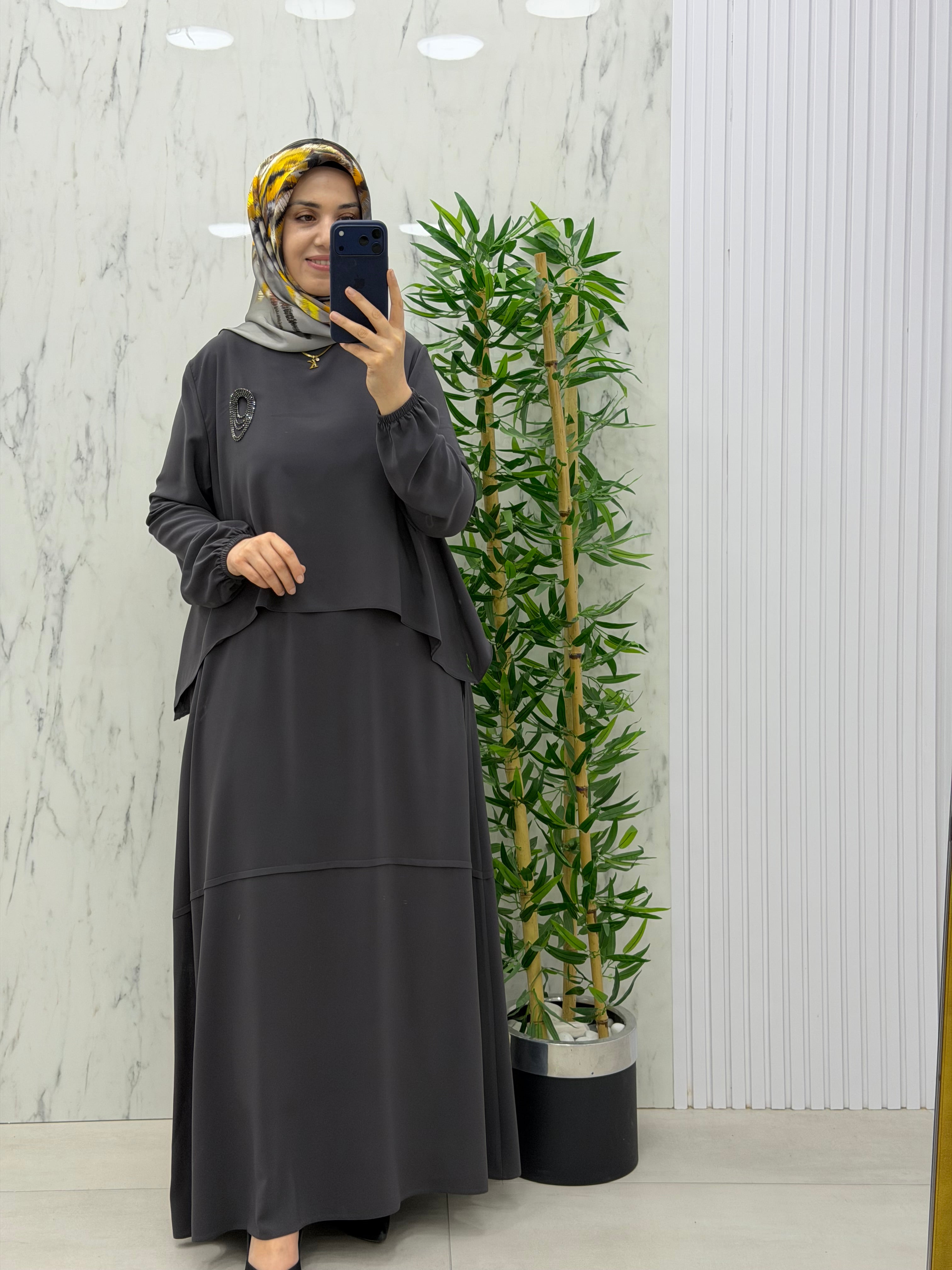 MUSAB YENİ DUBAİ ELBİSE(8621)