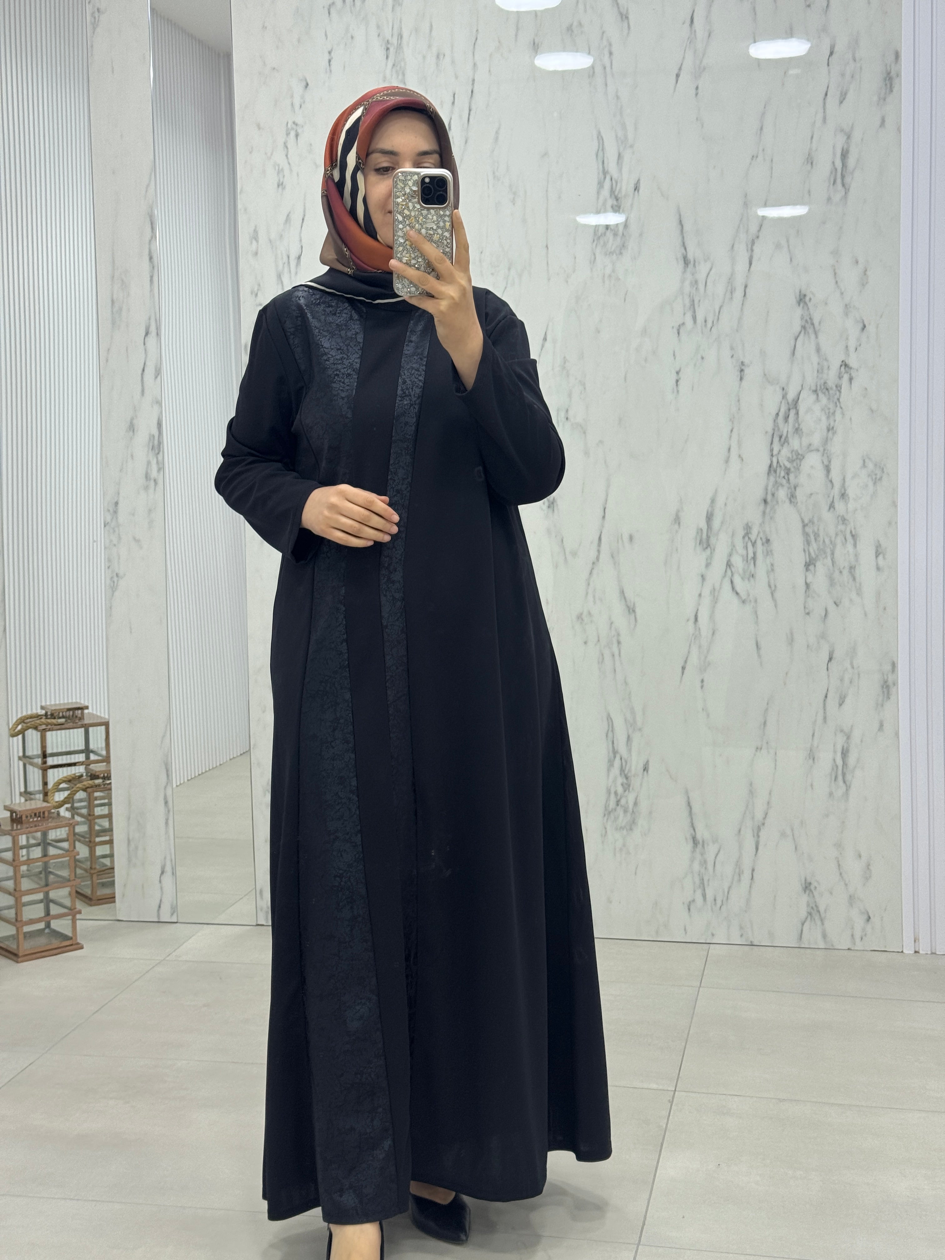 NİHAL DETAYLI ELBİSE (7410)