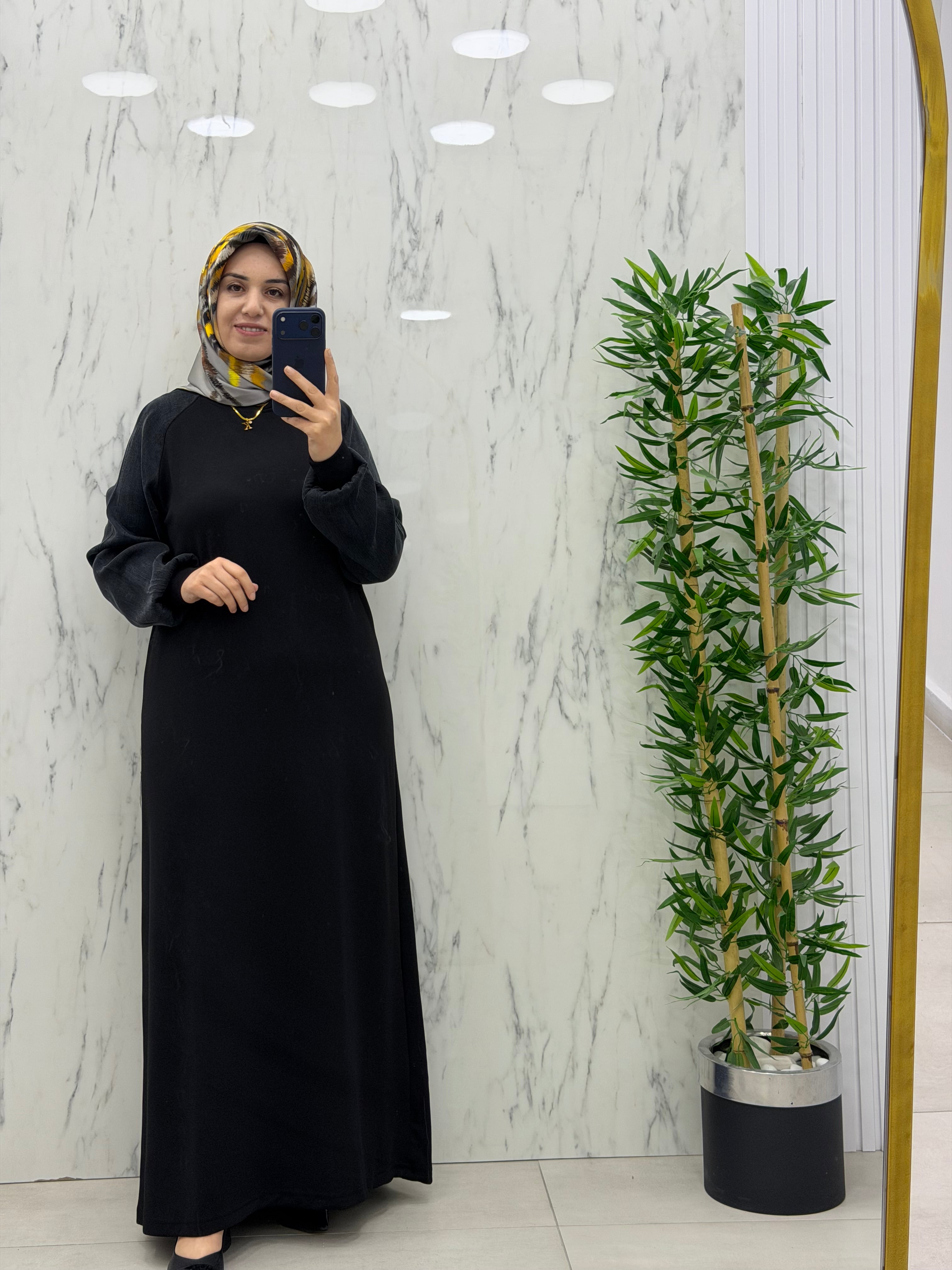 AYŞE AKAY CUPRA MODAL ELBİSE(1011)