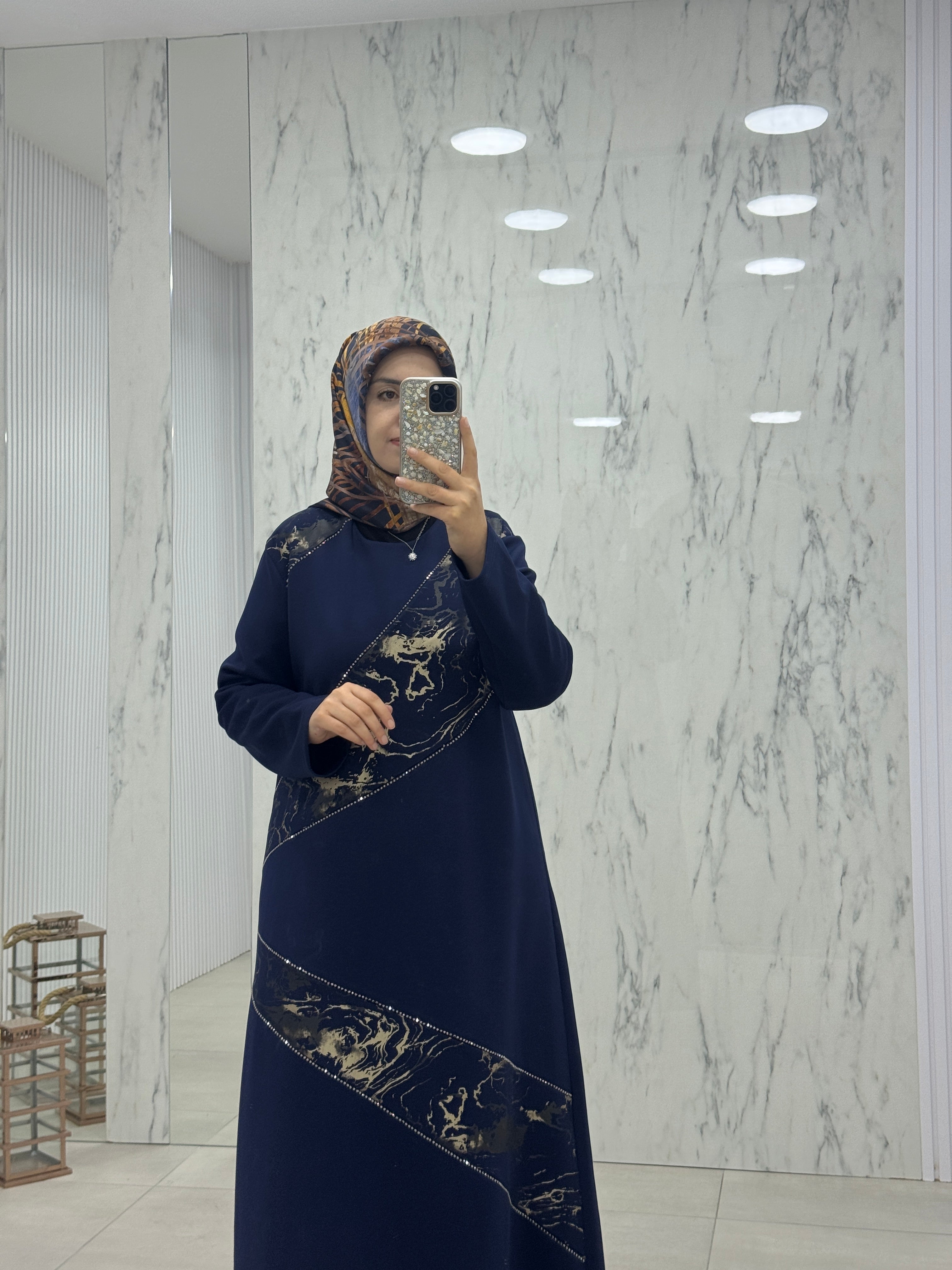 NİHAL TAŞLI OYSHO ELBİSE(7403)