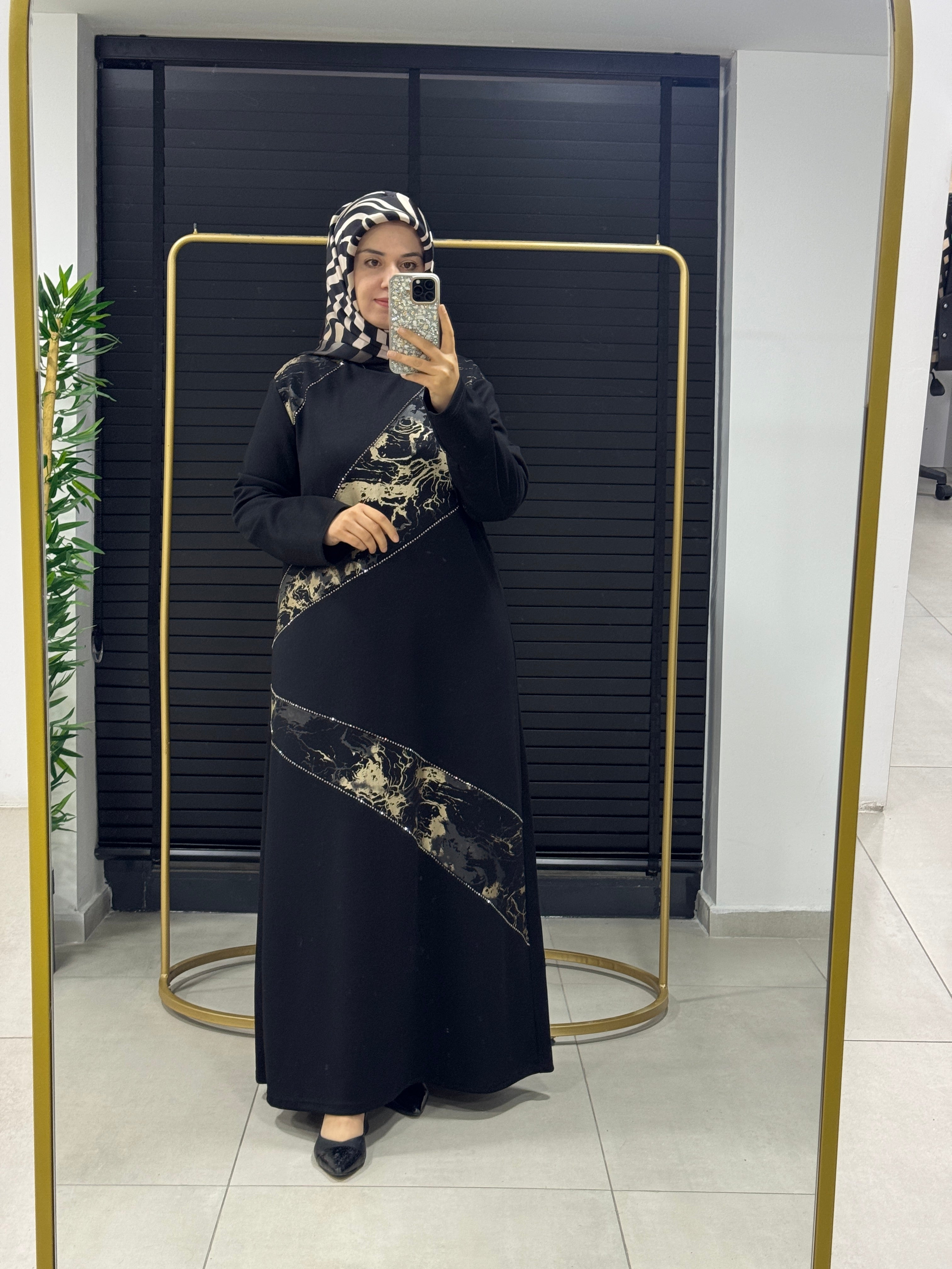 NİHAL TAŞLI OYSHO ELBİSE(7403)