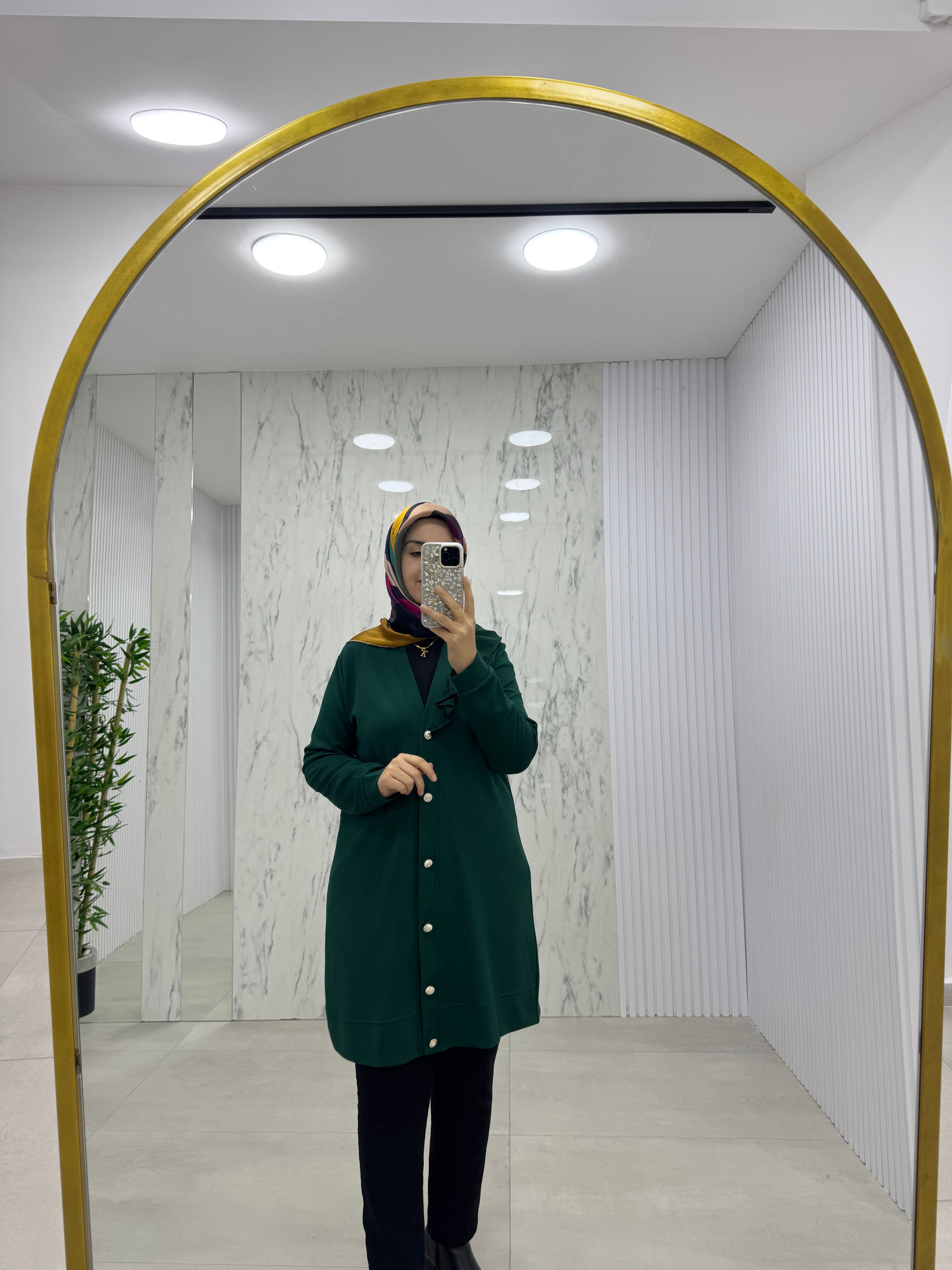 KADO ŞİFON KOMBİNLİ HIRKA (251256)