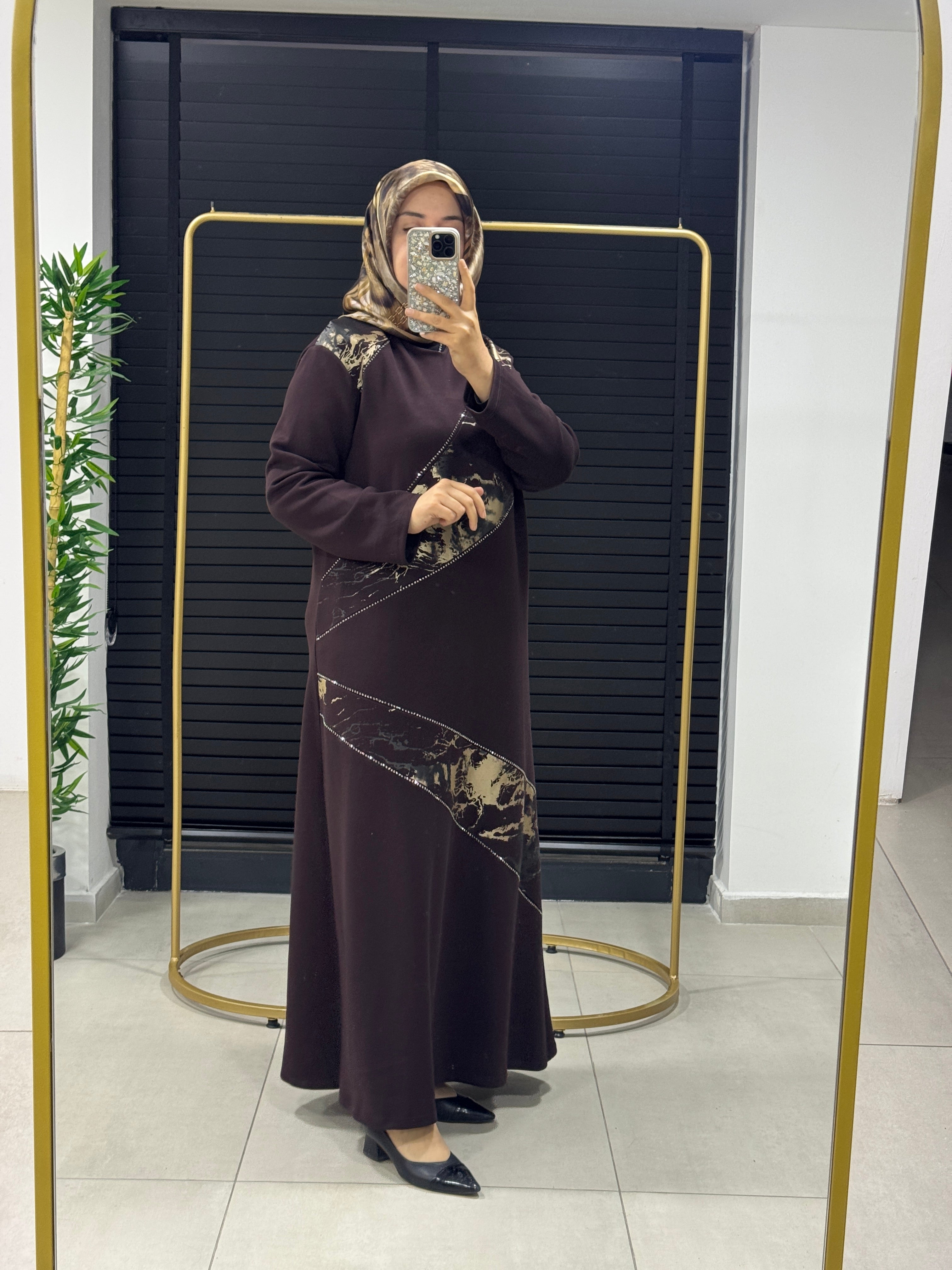 NİHAL TAŞLI OYSHO ELBİSE(7403)