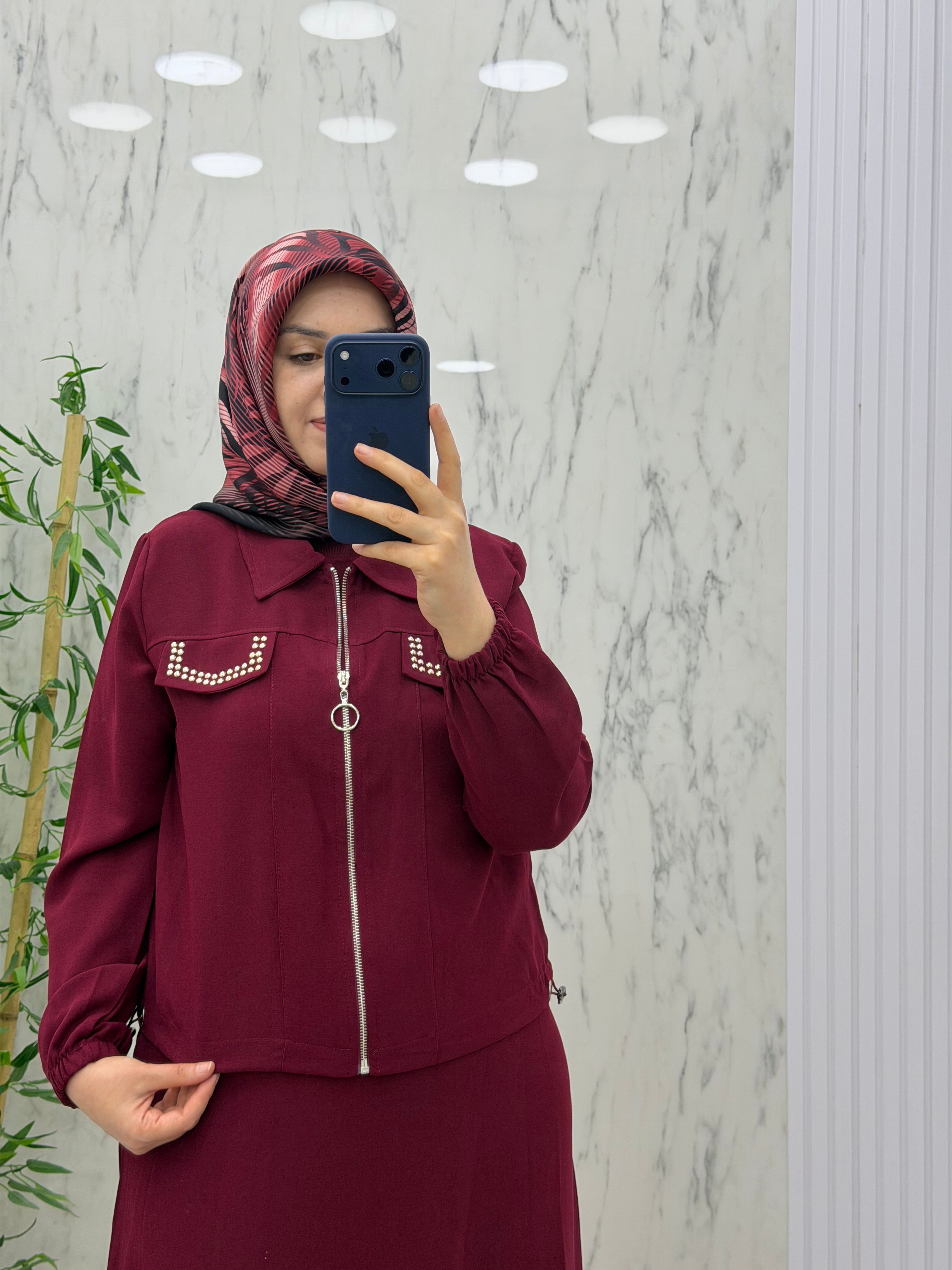 ECE TRİKO CEKETLİ ELBİSE TAKIM