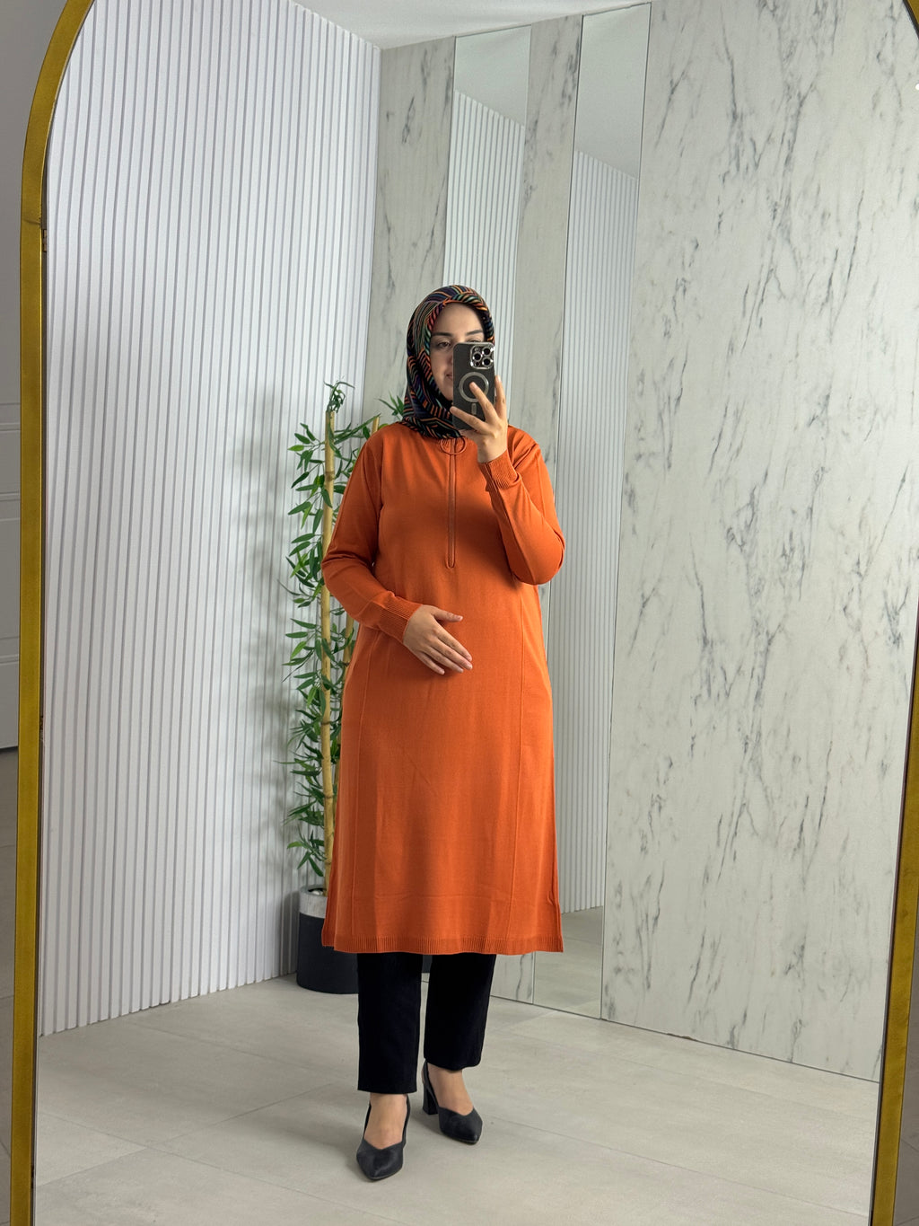 MELİH Fermuar Detay Tunik (35359)