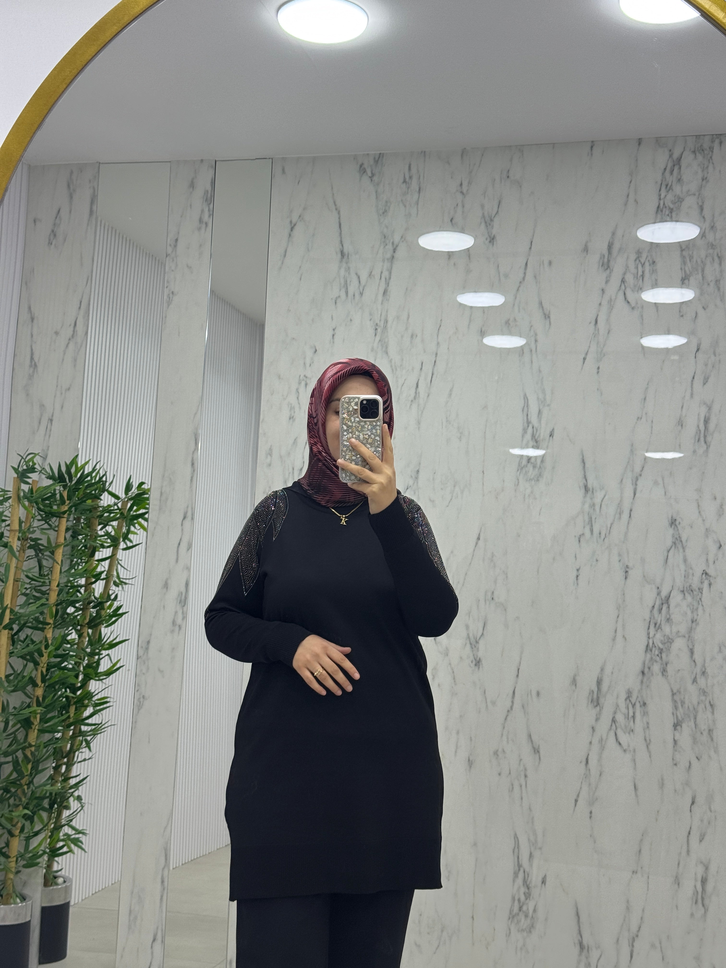 KADO OMUZU TAŞLI TUNİK (2725012)