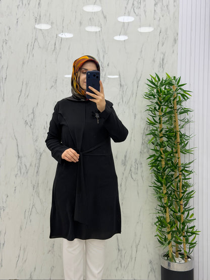 MODA İLDEM ŞİFON DETAYLI TUNİK(2113)