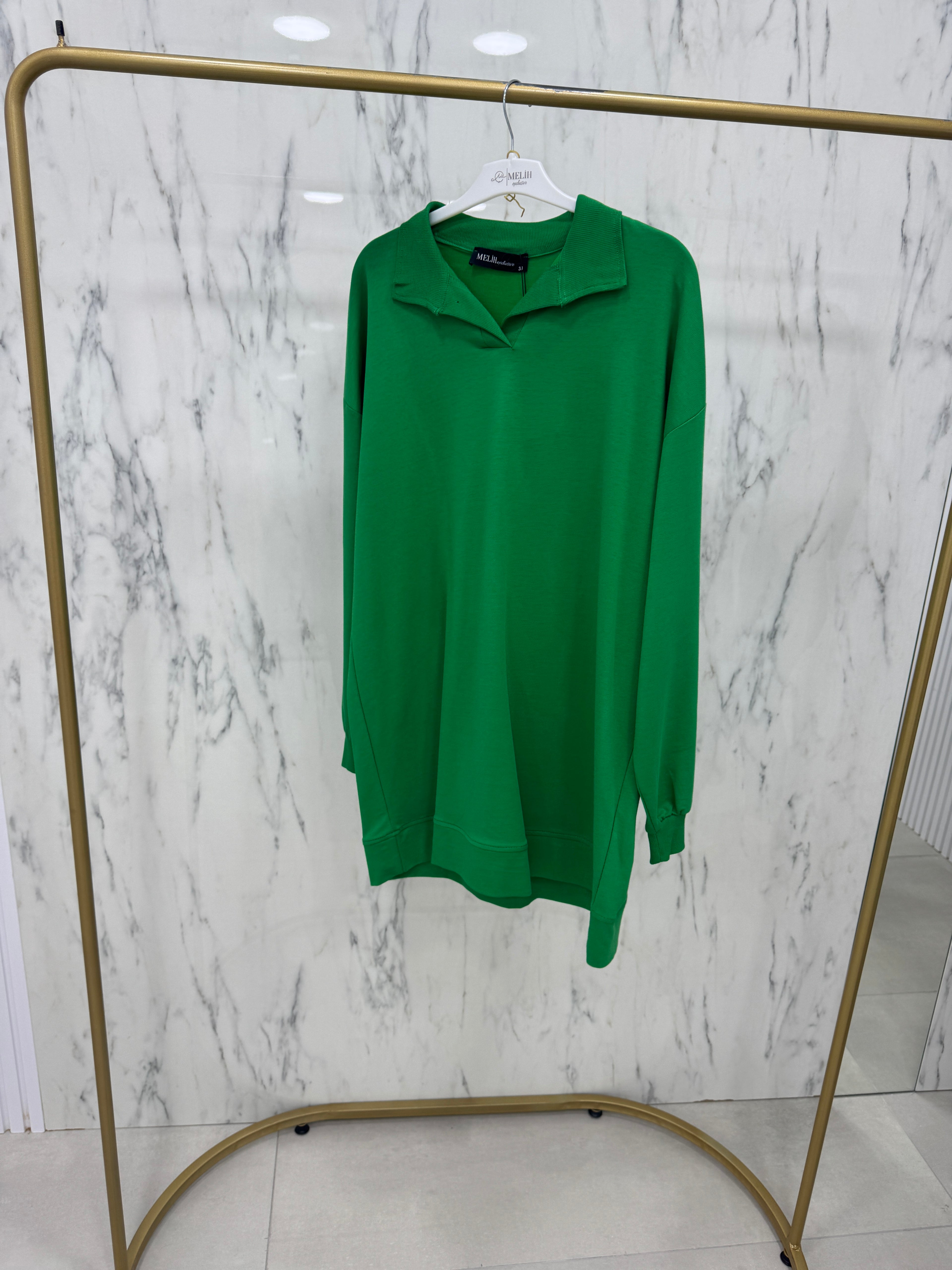 MELİH GÖMLEK YAKA TUNİK