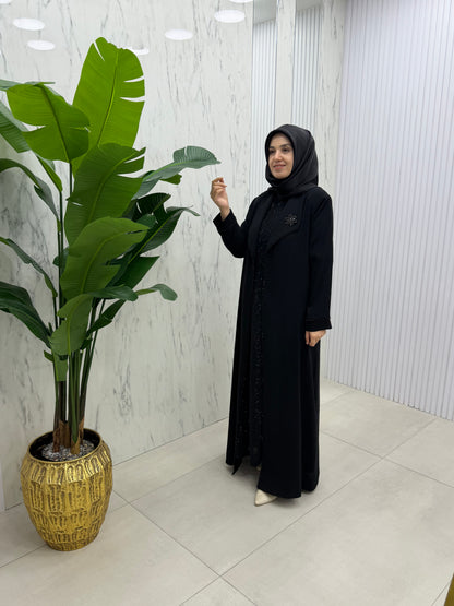 GRİMİSS TAŞLI ABAYA (2605)
