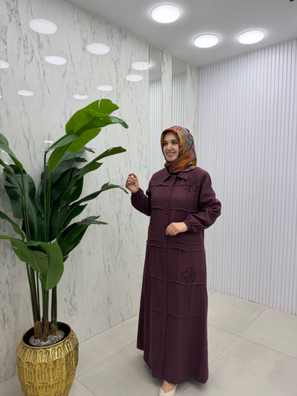 SARMODA GÖMLEK ELBİSE (6001)