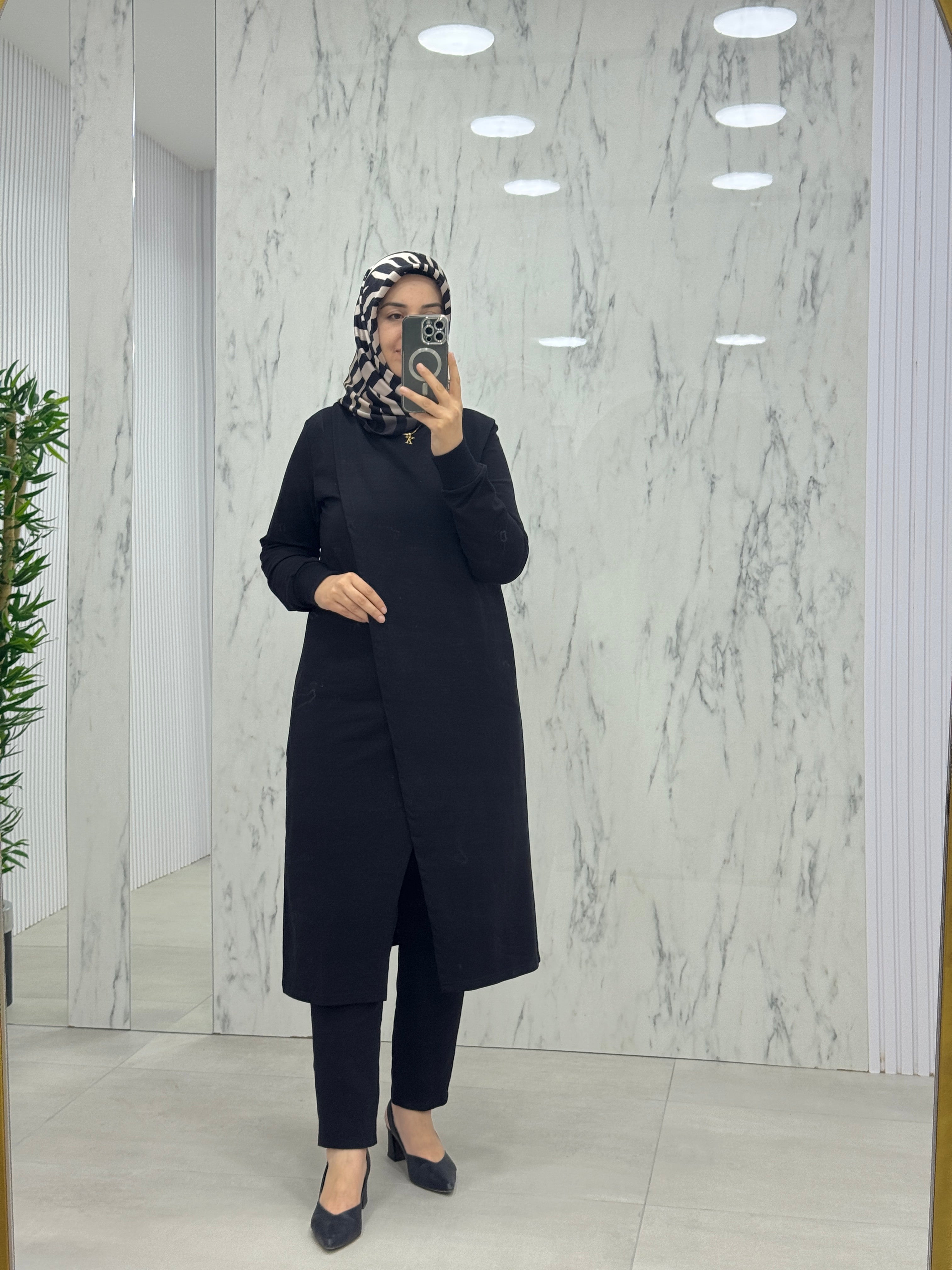 AYŞE AKAY ÇAPRAZ KESİM PENYE TUNİK