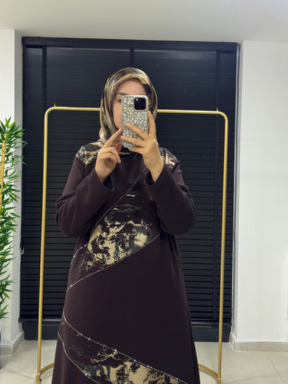 NİHAL TAŞLI OYSHO ELBİSE(7403)