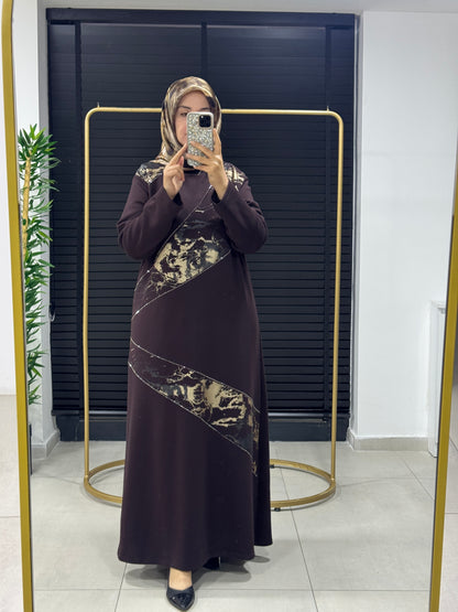 NİHAL TAŞLI OYSHO ELBİSE(7403)