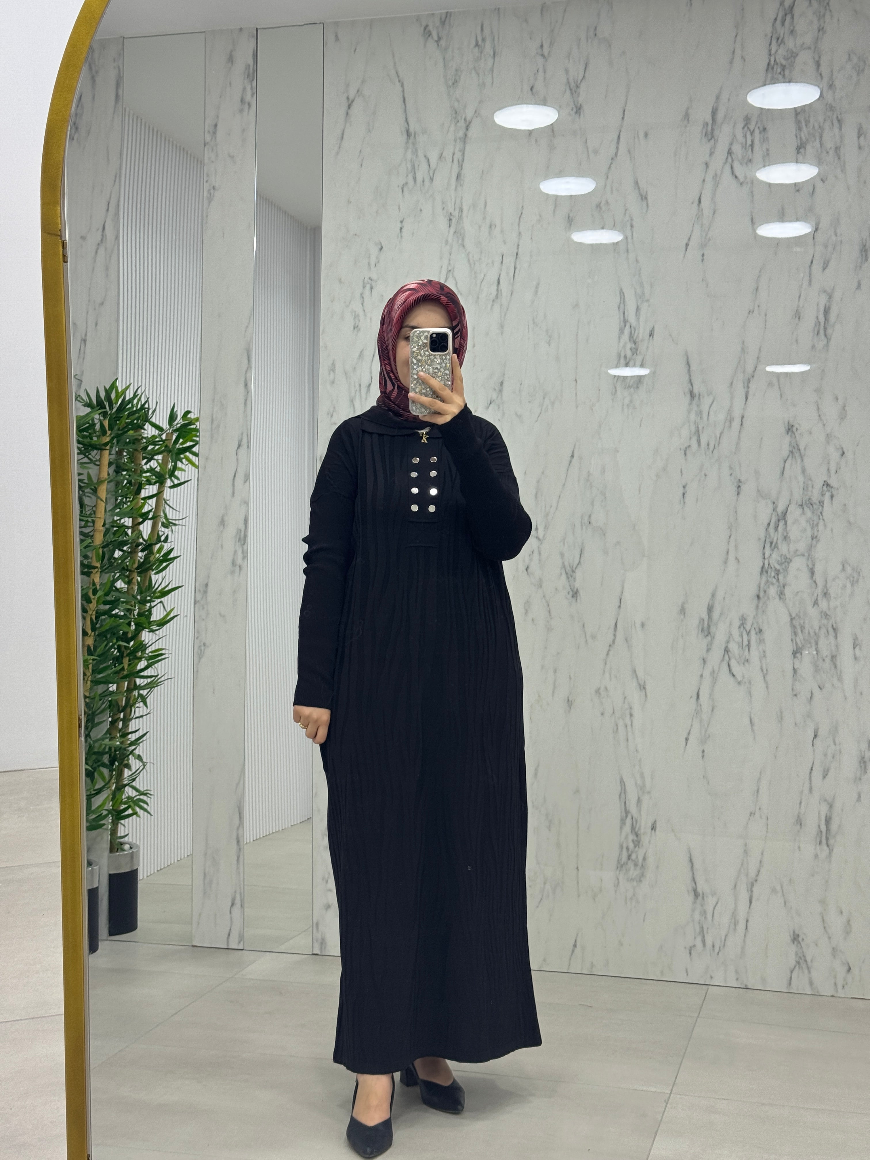 KADO ÇİFT DÜĞME TRİKO ELBİSE (2725524)