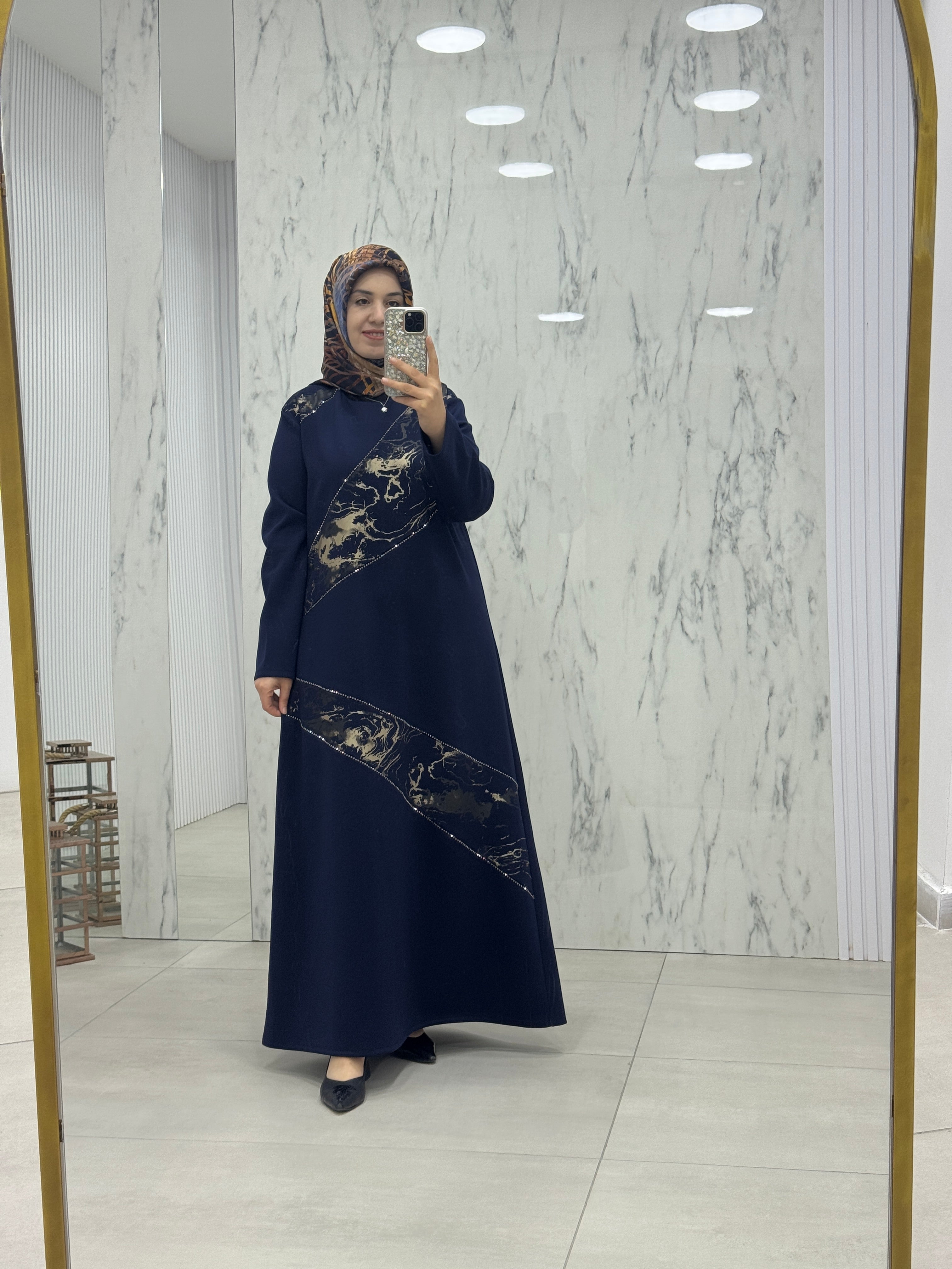 NİHAL TAŞLI OYSHO ELBİSE(7403)