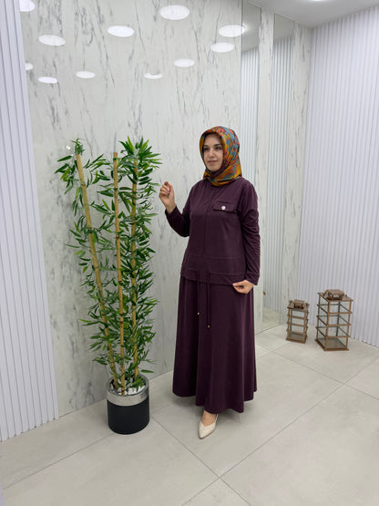 ALESYA CEP GÖRÜNÜM DETAYLI ETEKLİ TAKIM
