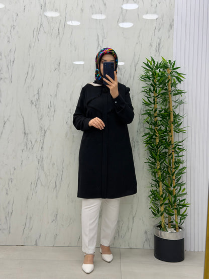 MODA İLDEM BROŞ DETAYLI TUNİK(2203)