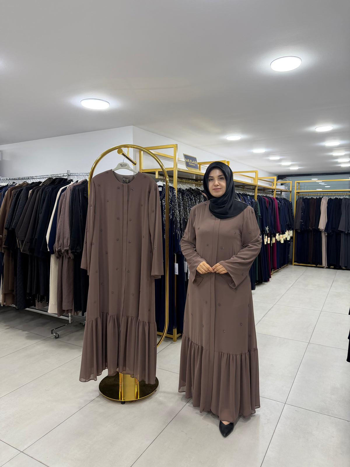 ŞİFON ABAYA FERACE
