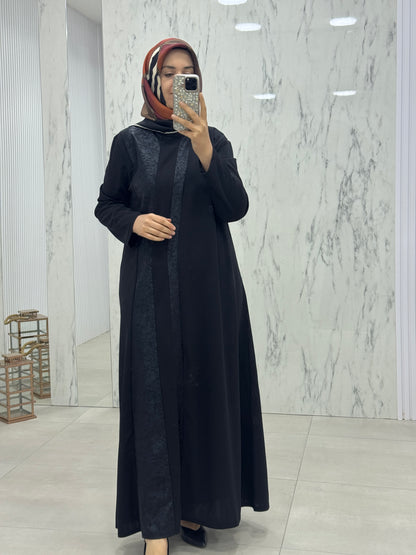 NİHAL DETAYLI ELBİSE (7410)