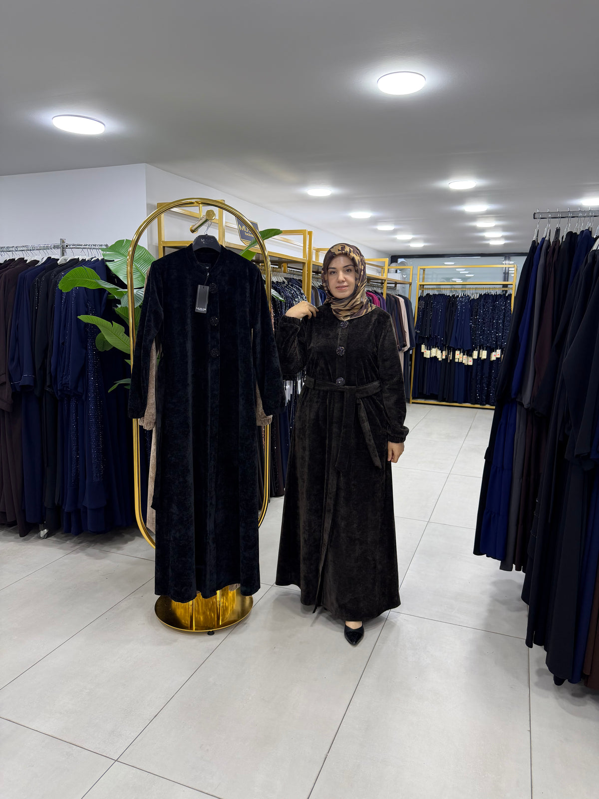 MUSAB KADİFE FERACE (5612)