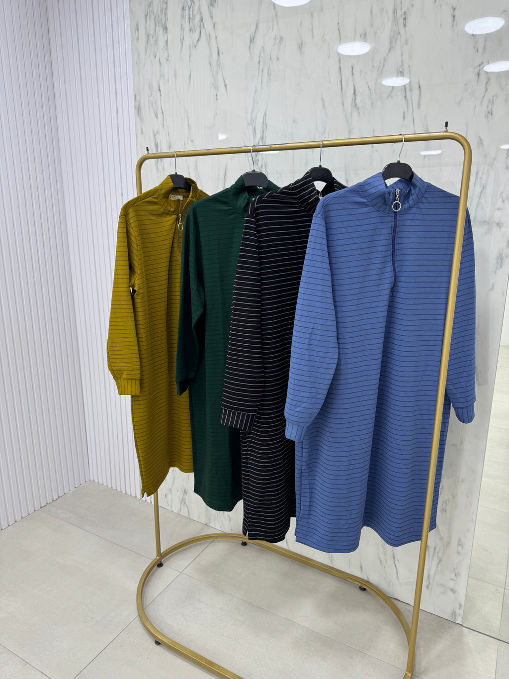 KADO UZUN ÇİZGİLİ TUNİK (9675)