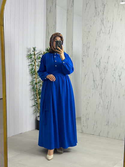 EYLÜL YANDAN BAĞLAMALI ELBİSE FERACE (1896)