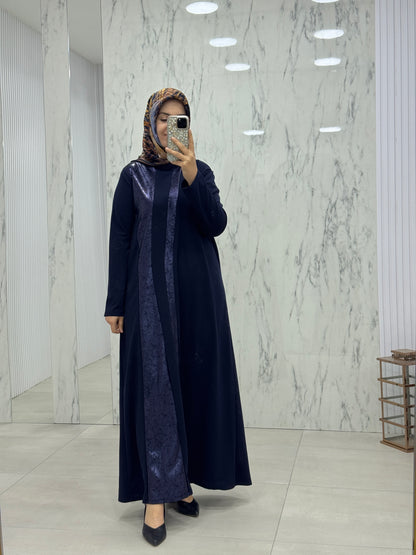 NİHAL DETAYLI ELBİSE (7410)