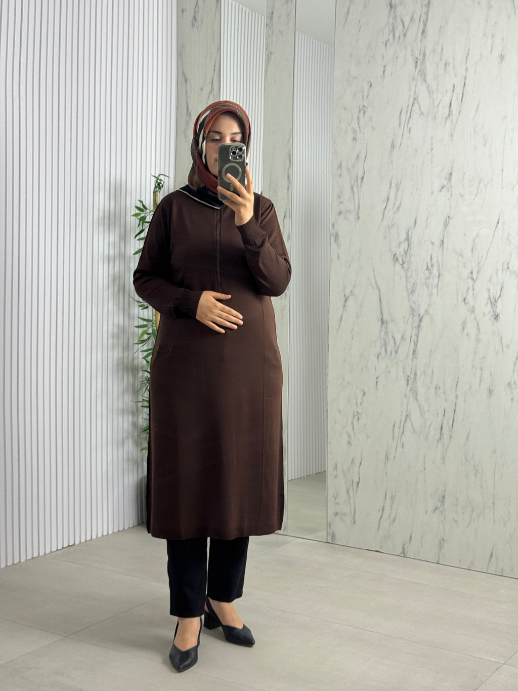 MELİH Fermuar Detay Tunik (35359)