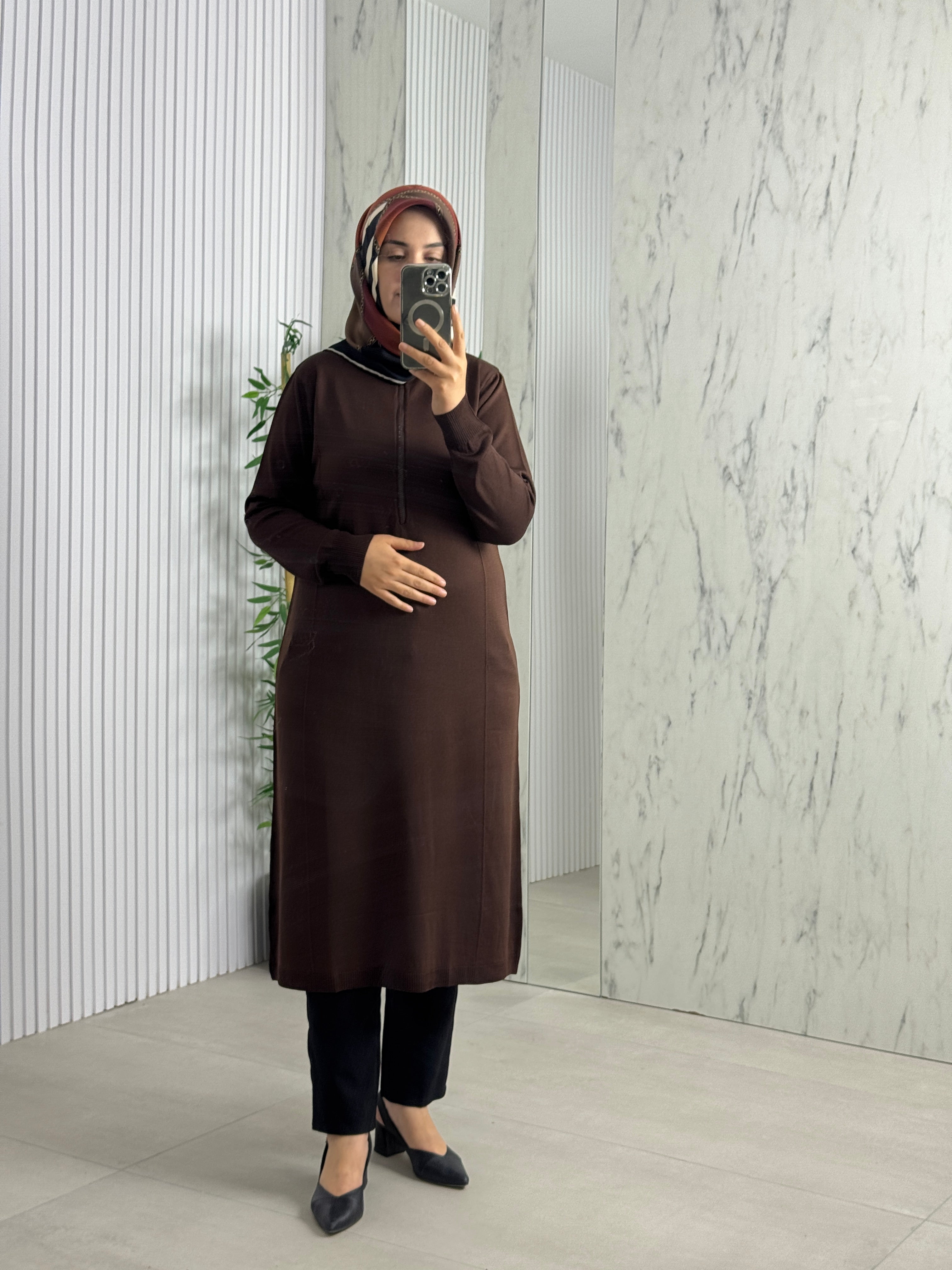MELİH Fermuar Detay Tunik (35359)