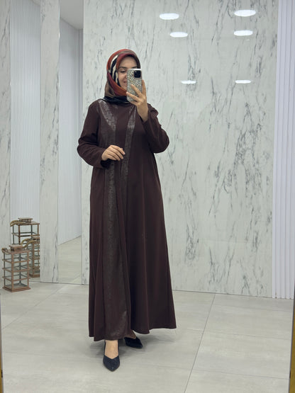 NİHAL DETAYLI ELBİSE (7410)