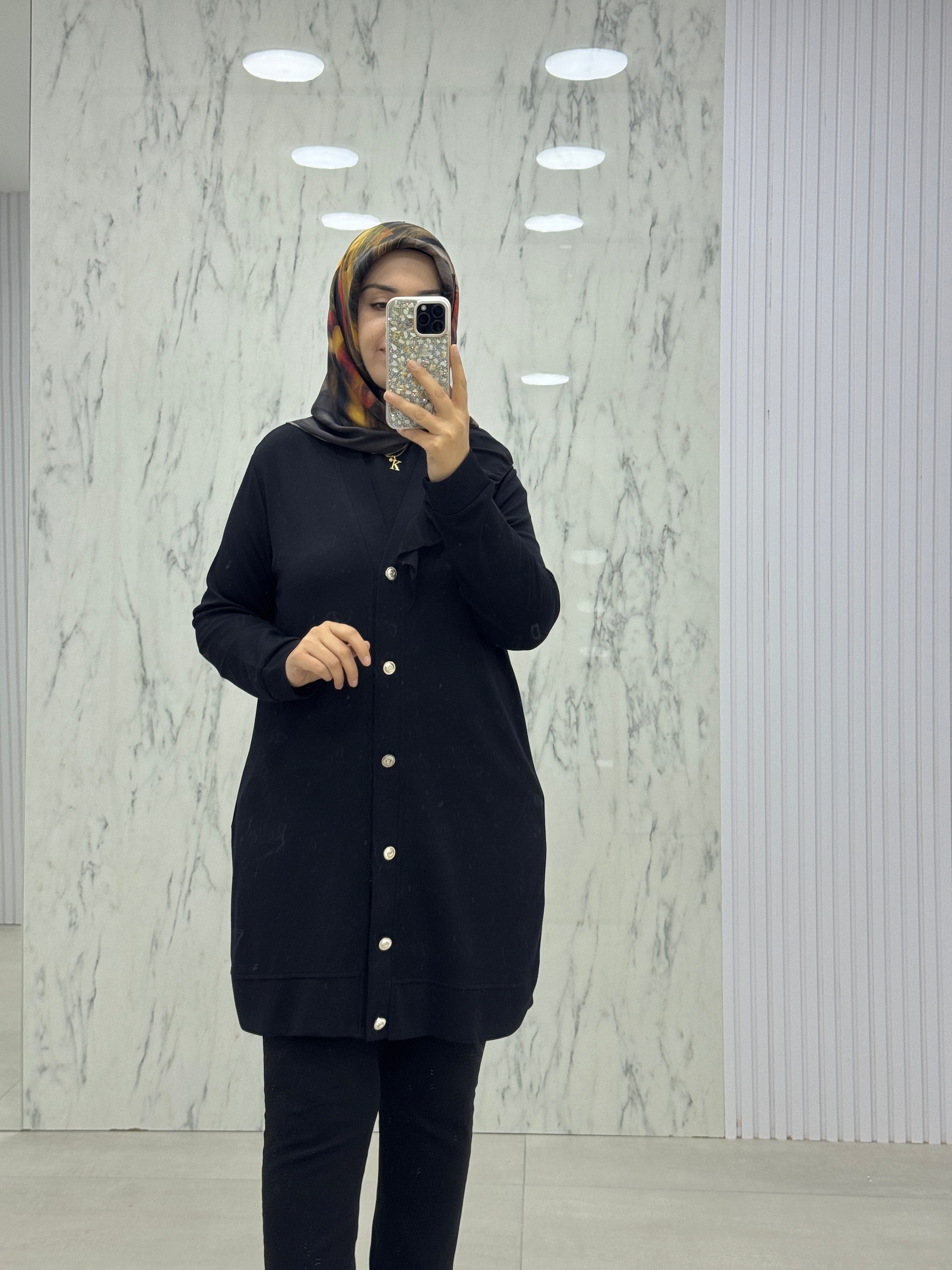 KADO ŞİFON KOMBİNLİ HIRKA (251256)