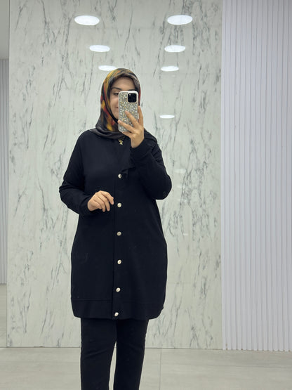 KADO ŞİFON KOMBİNLİ HIRKA (251256)