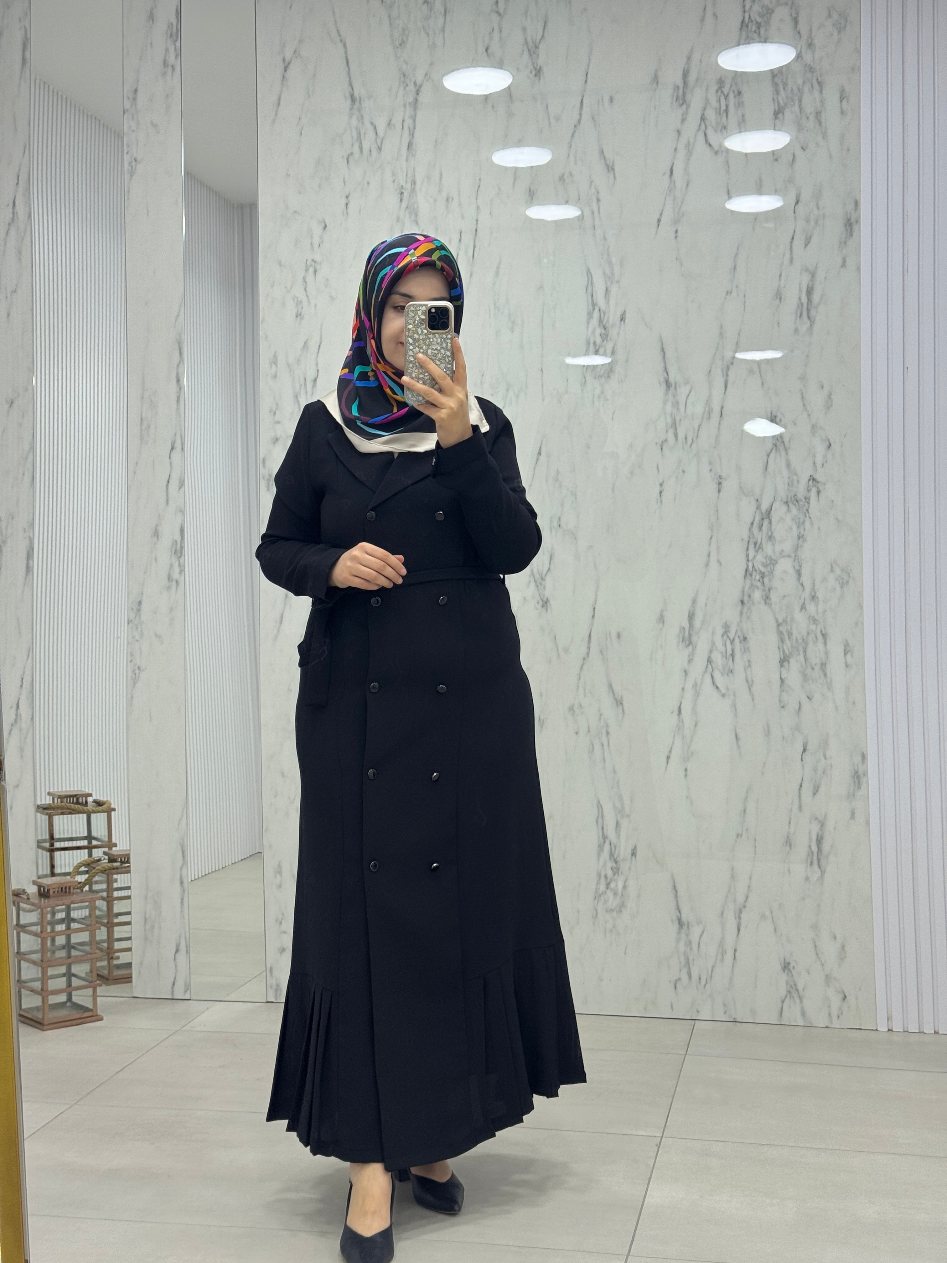 FREEMOOD ELBİSE FERACE (25004)