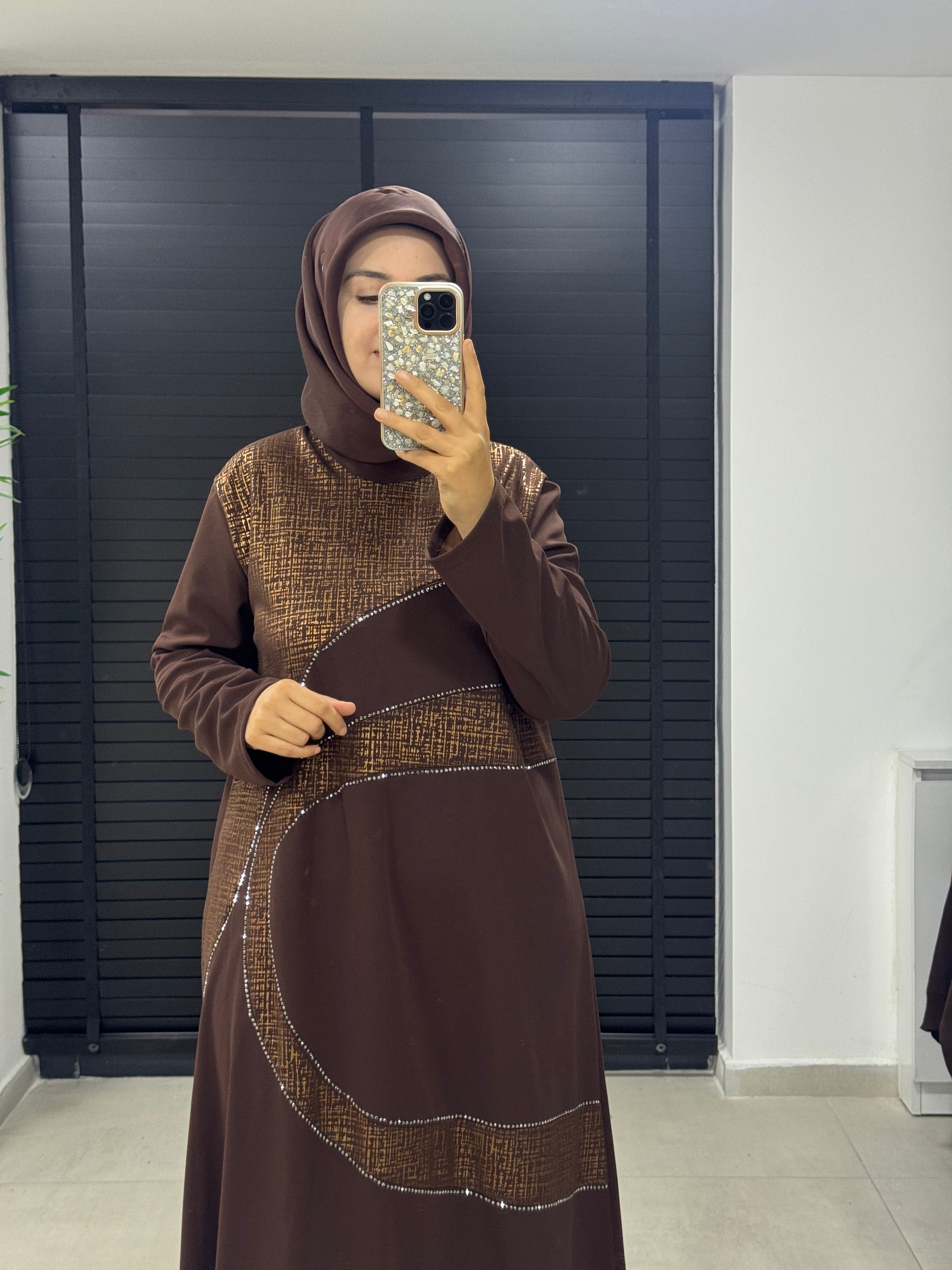 NİHAL TAŞLI ELBİSE(7412)