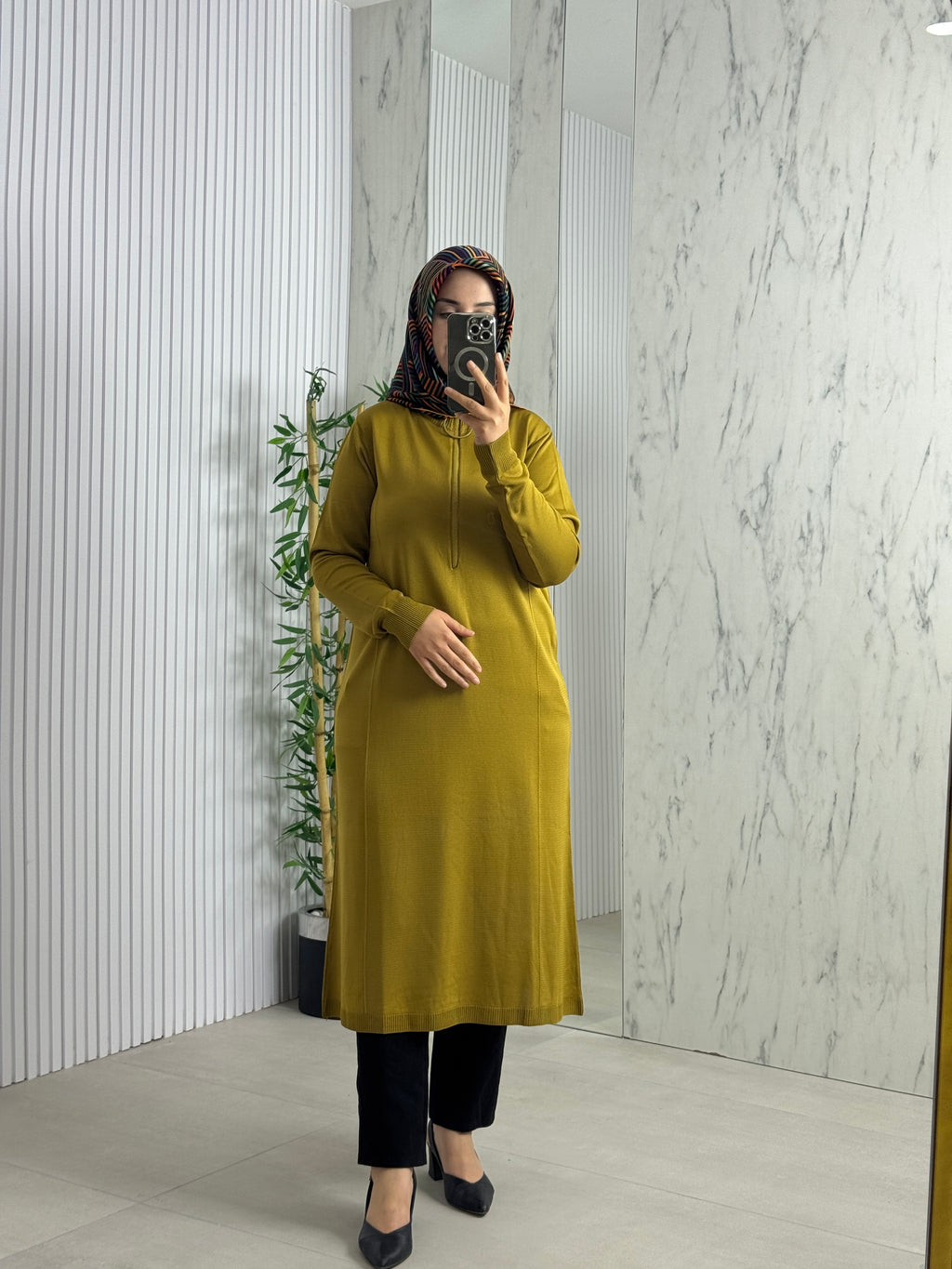 MELİH Fermuar Detay Tunik (35359)
