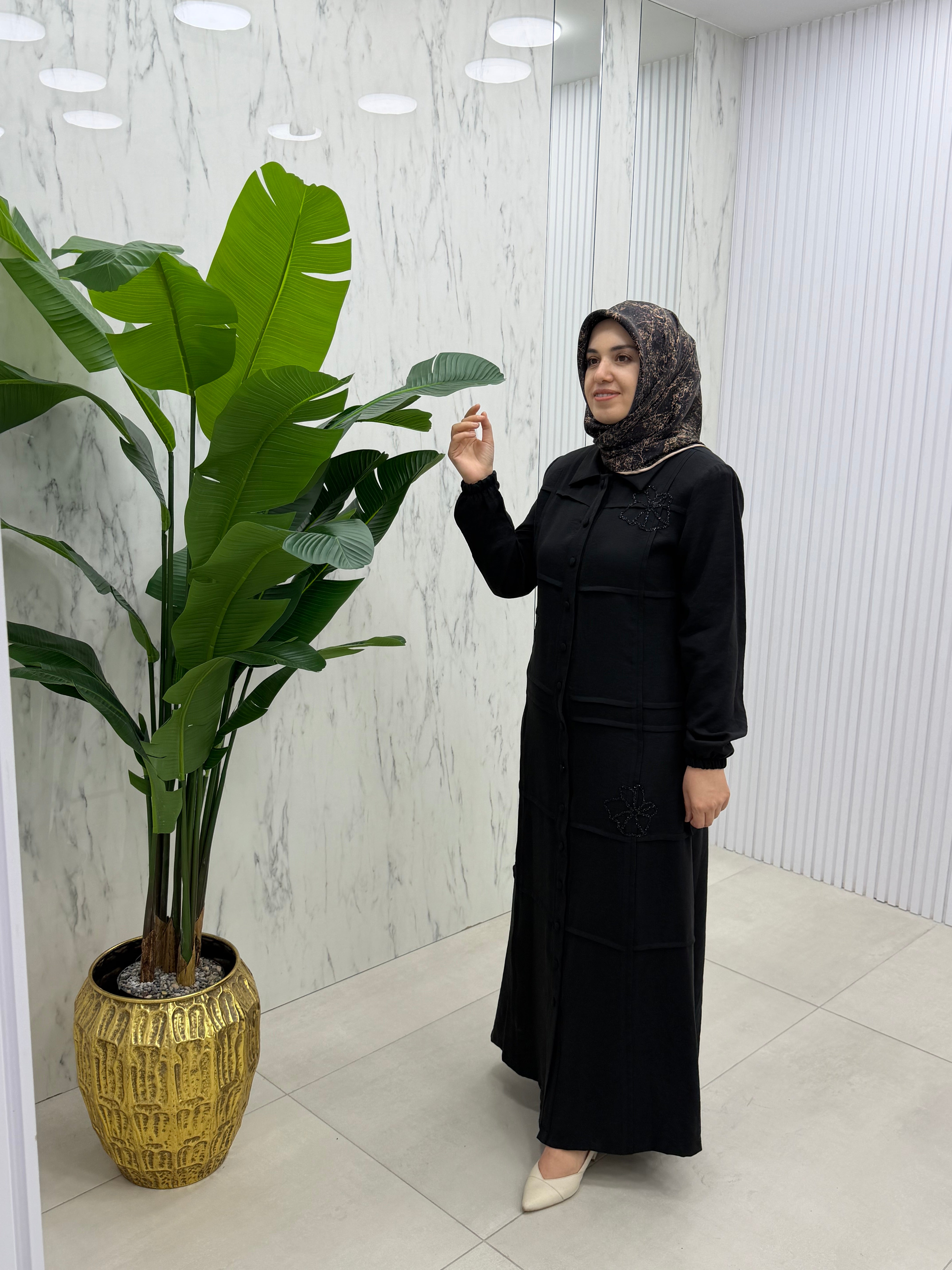 SARMODA GÖMLEK ELBİSE (6001)