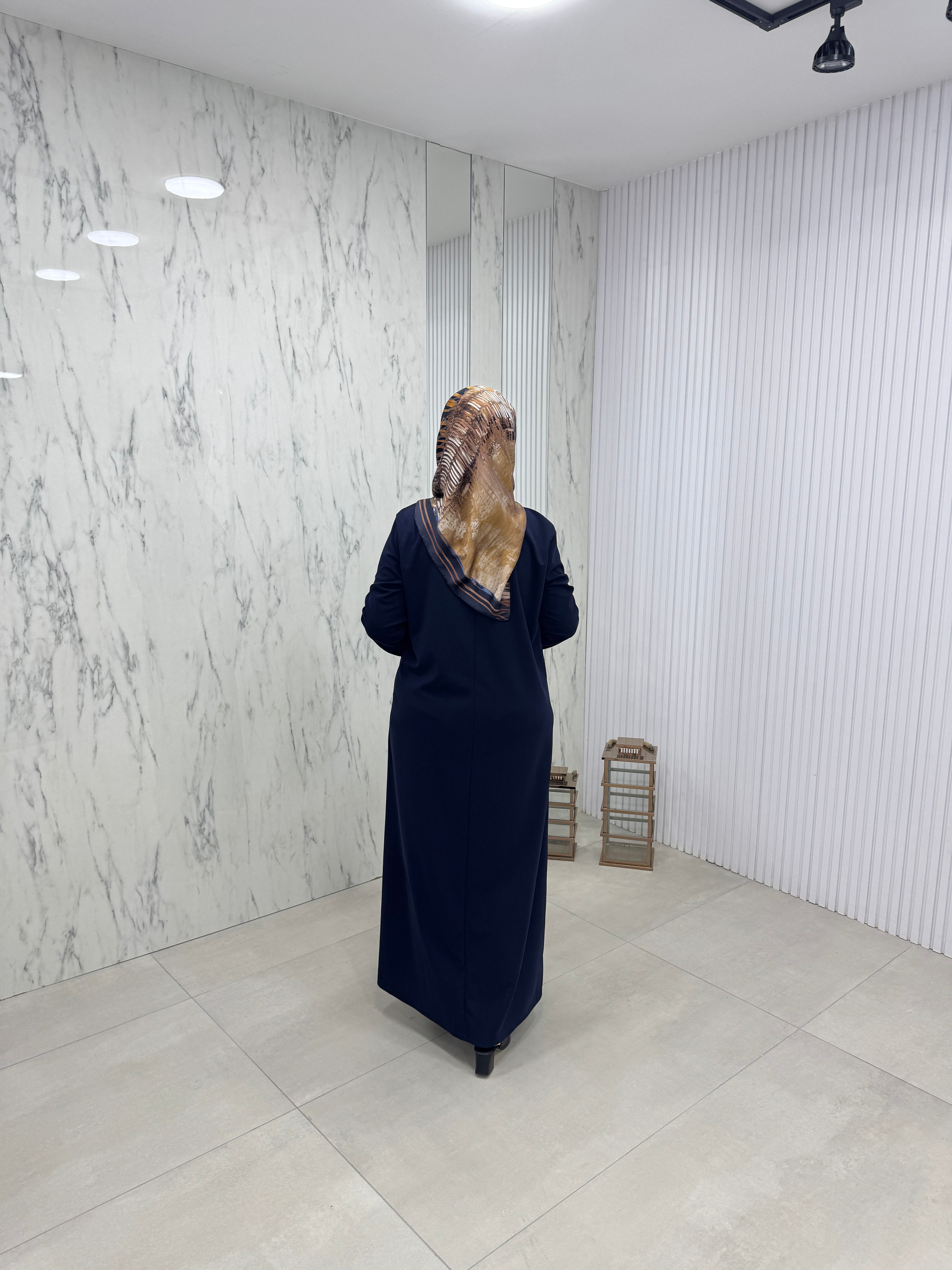 NİHAL DETAYLI ELBİSE (7410)