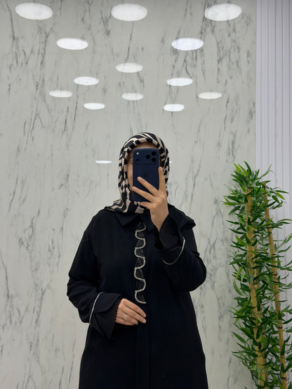 MODA İLDEM KOL VE YAKA DETAYLI TUNİK(2111)