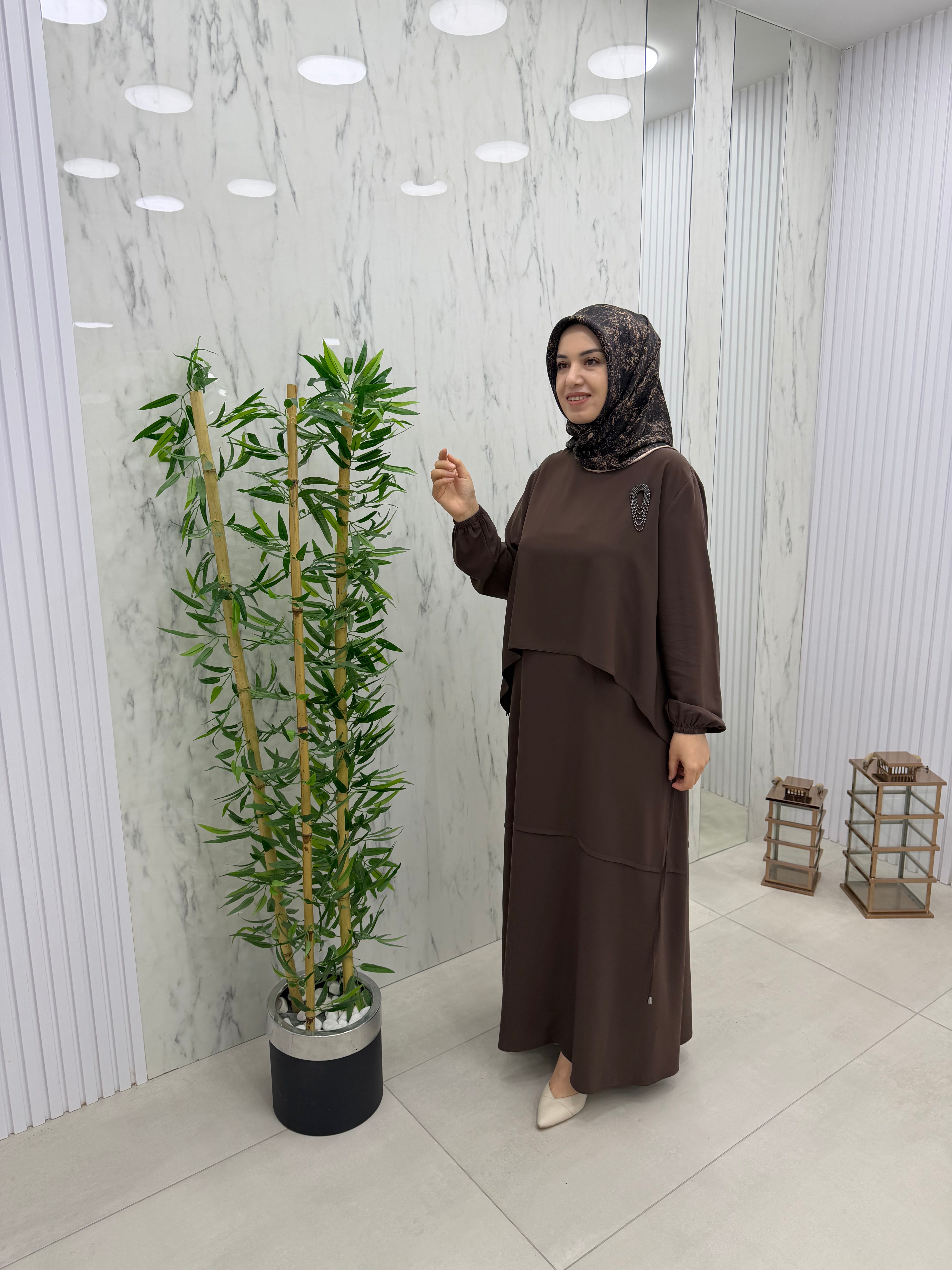 MUSAB YENİ DUBAİ ELBİSE(8621)