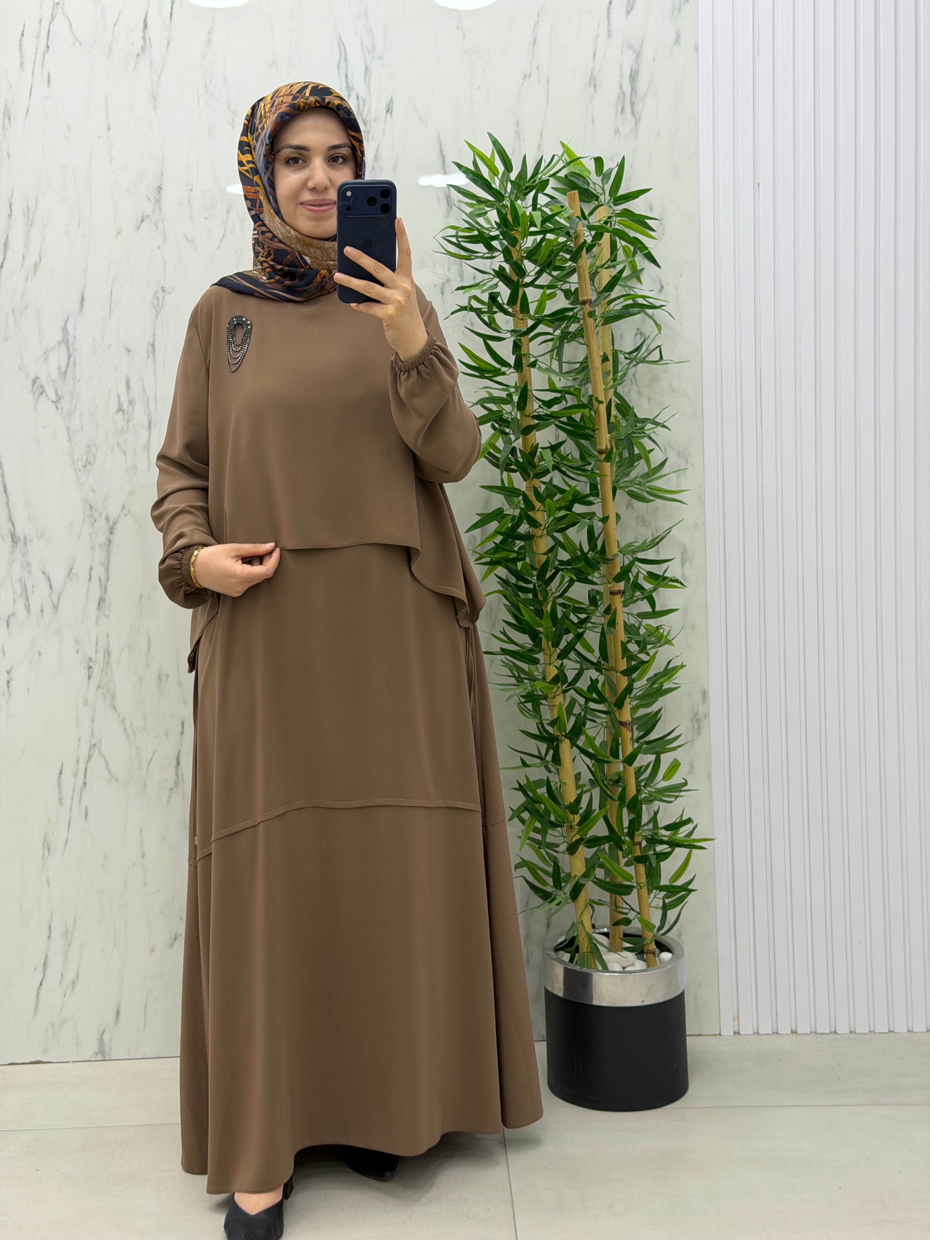 MUSAB YENİ DUBAİ ELBİSE(8621)