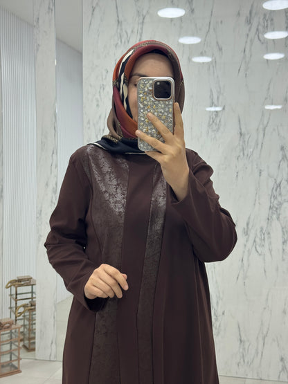 NİHAL DETAYLI ELBİSE (7410)