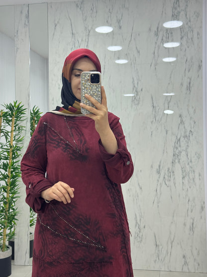 AYŞE AKAY TAŞLI ELBİSE