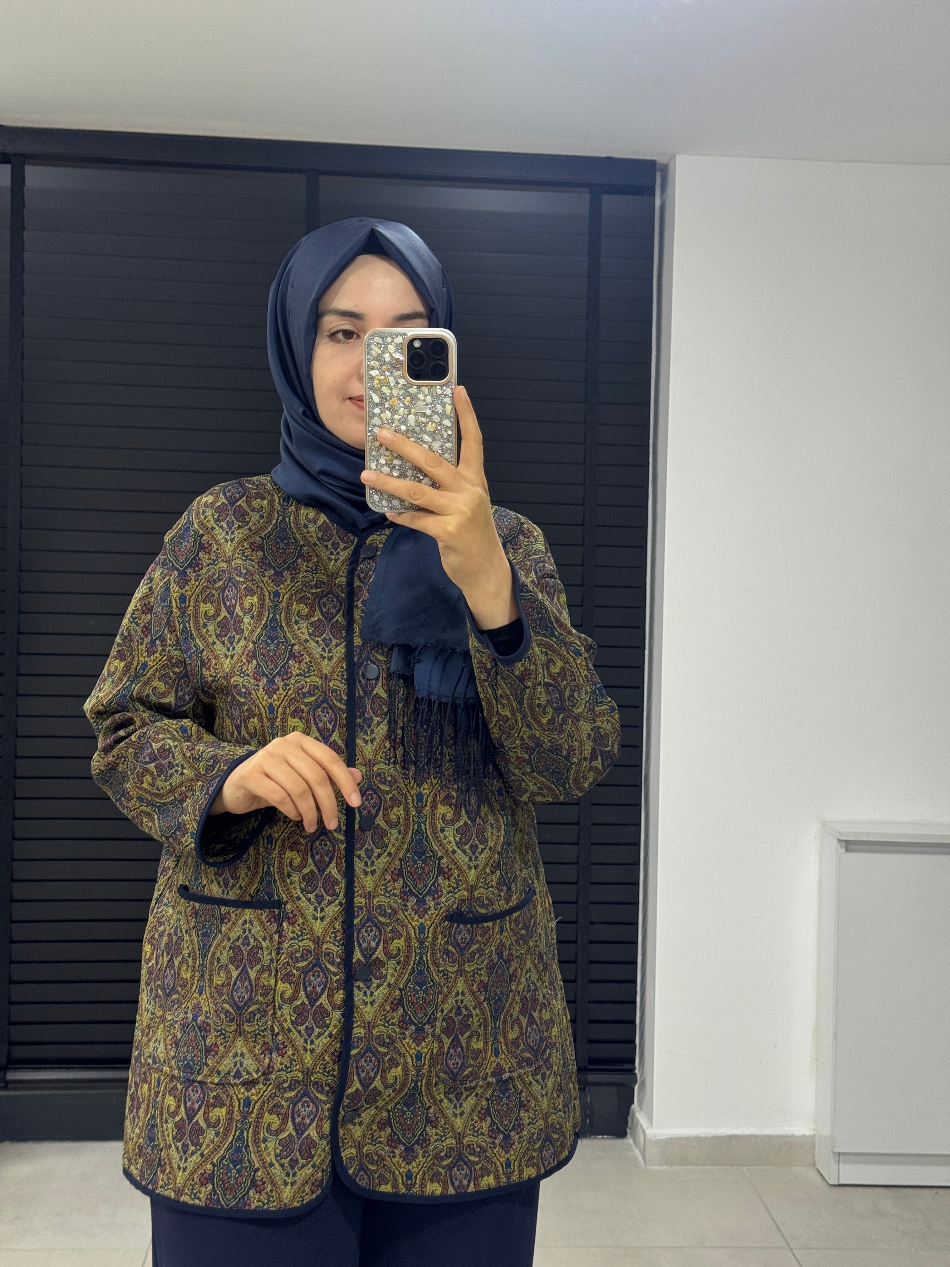 ESİO DESENLİ CEKET (1601)