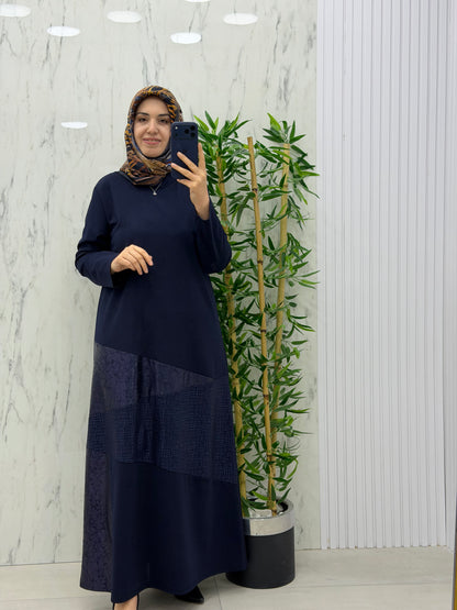 NİHAL SADE ŞIK ELBİSE(7409)